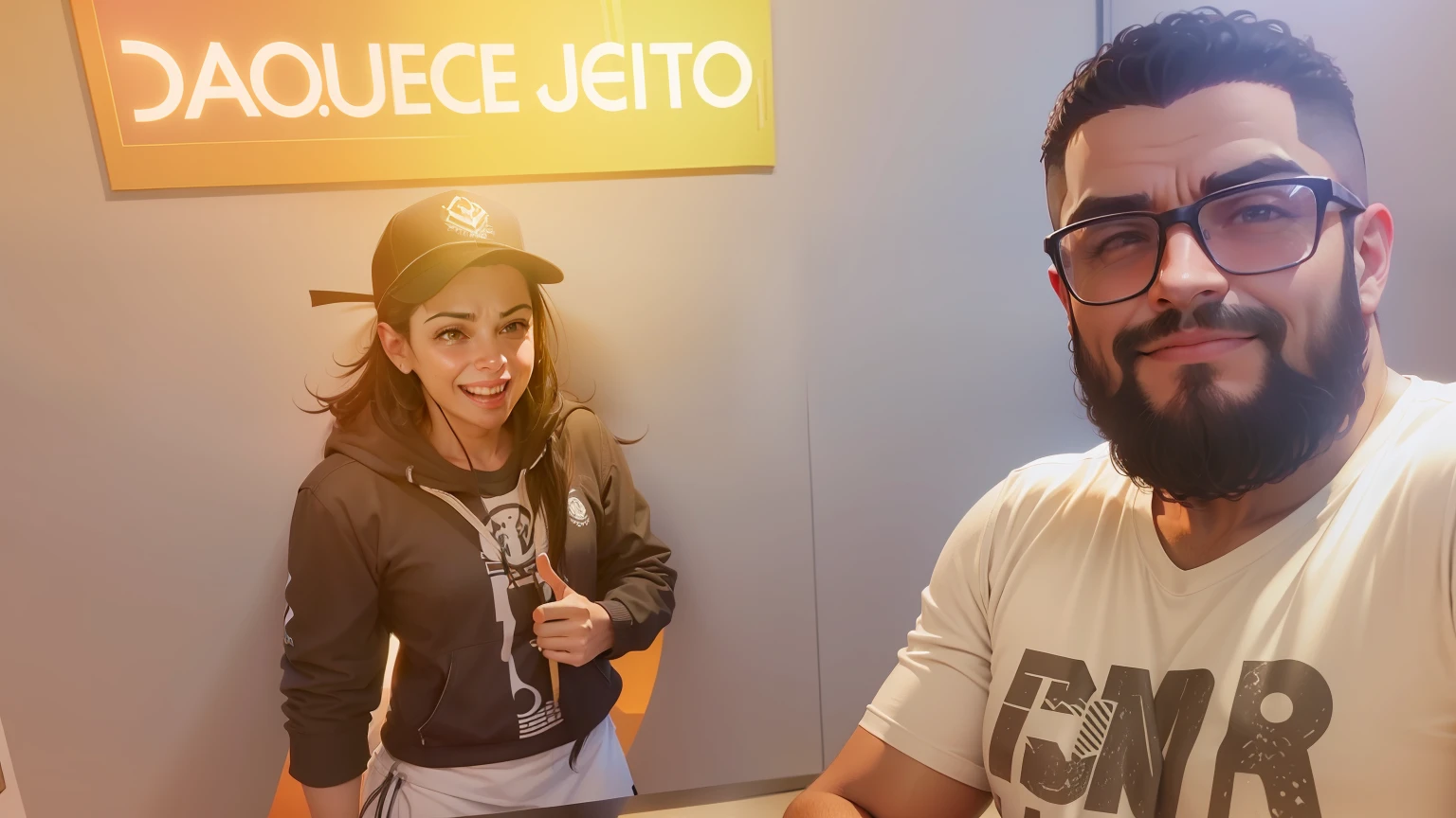 melhore a imagem mantendo os rostos fieis