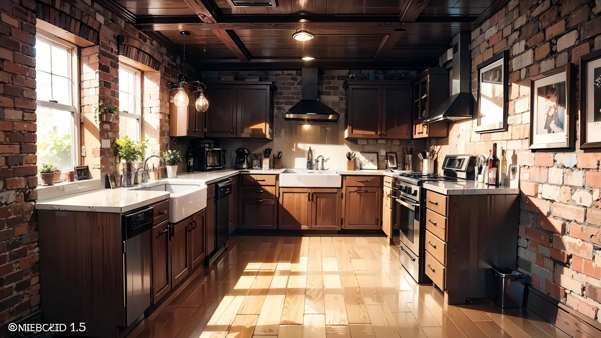 (high-level image quality;1.5)、(Inside the tavern in the basement;1.5)、No person、No window