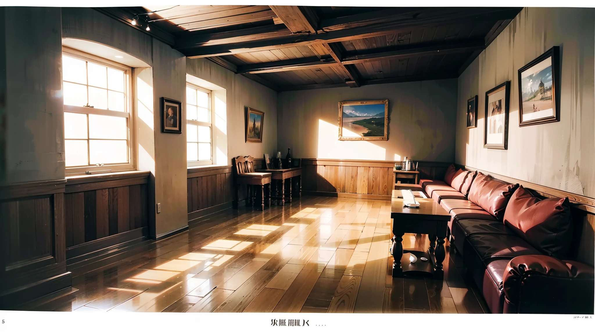 (high-level image quality;1.5)、(Inside the tavern in the basement;1.5)、No person、No window