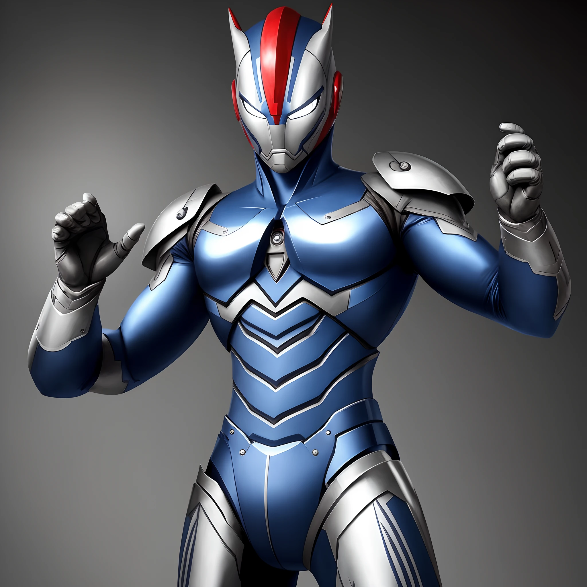 Ultraman in period costume