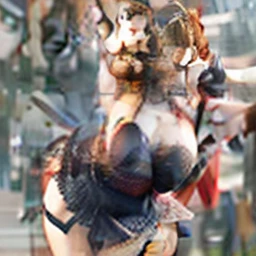 4k画质,top Quority,hyper-detailing,爆乳,seductiv,Skirt that wraps hips,Armpit hairy,big breasts exposed cleavage,pantiess