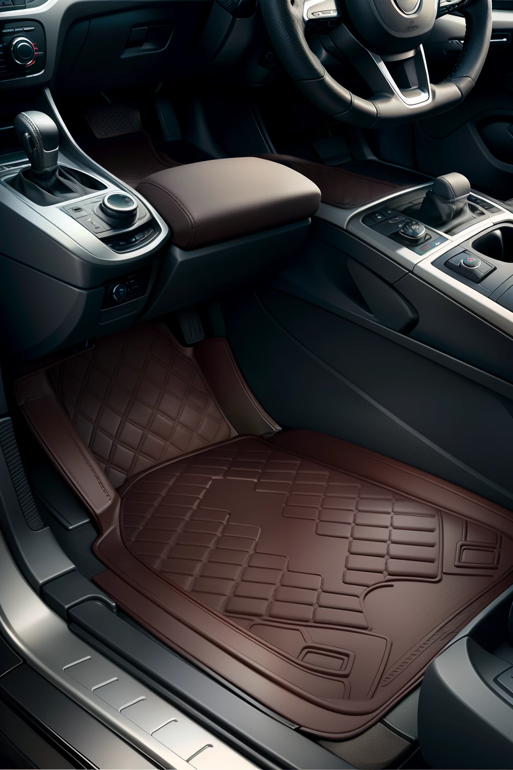 Car 360 upholstered floor mats