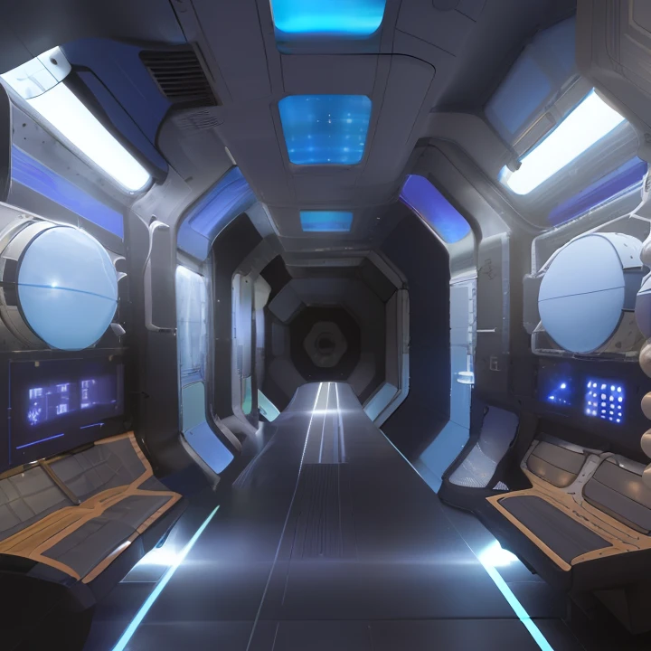 um corredor futurista de naves espaciais com muitas janelas e muitas luzes, fundo do corredor da nave espacial, corredor da nave espacial, Em uma nave espacial futurista, Futurista Space Ship Interrior, space station interior, inside a spaceship, interior of an alien spaceship, Sci - Fi Interior, Corredor assombrado da nave espacial, inside a space station, interior da nave espacial, dentro de uma nave espacial, interior da nave espacial de alta tecnologia