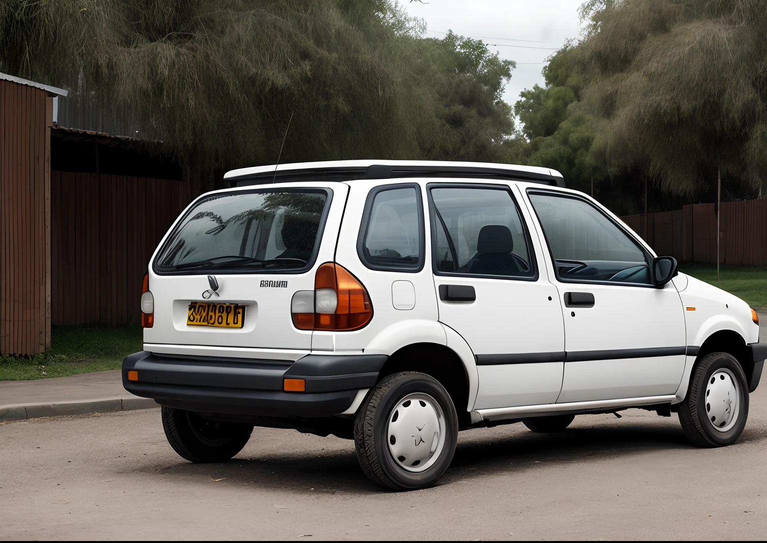 An extremely economical medium car, Ideal para uso urbano. Fabricado em 1990, Focus on Latin American countries,Made for small, low-income families. Visual simples e minimalista, with simple bodywork and straight line design.