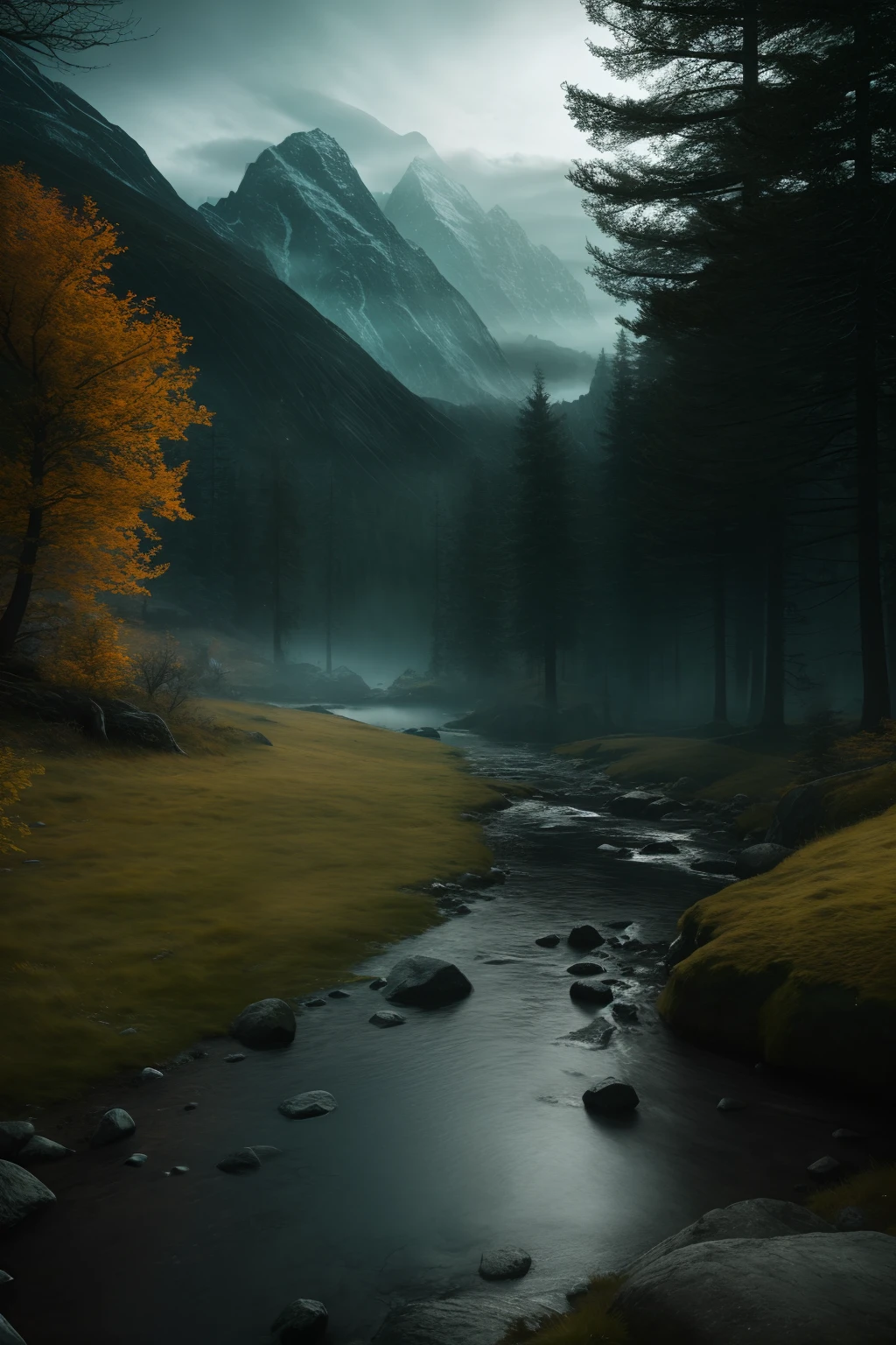 magic landscape,elden ring, dark arts, the witcher,realistic photo,breath taking, sharp lense, professional photographie, 70mm lense, detail love, good quality, unreal engine 5, wallpaper, colerful, highly detailed, 8k, soft light, photo realistic