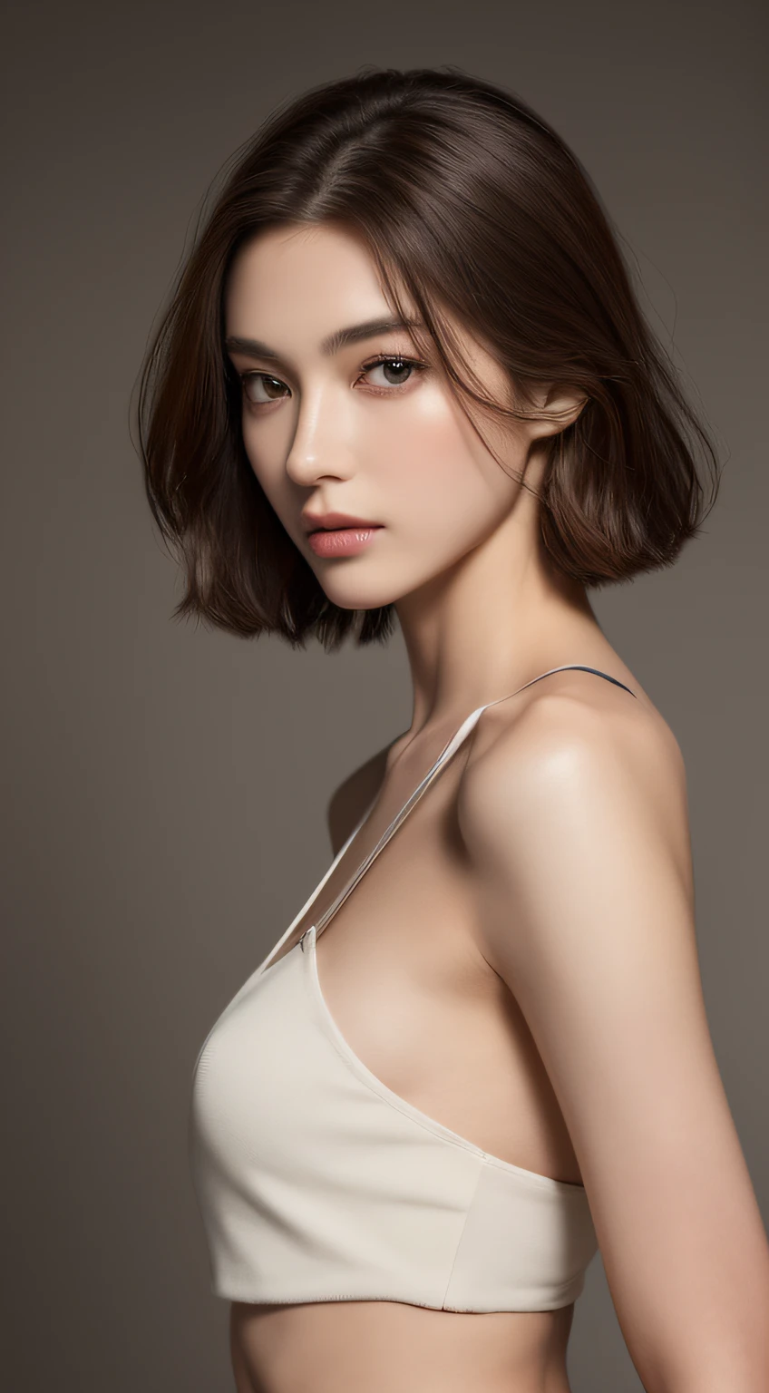 ((Midnight, Best Quality, 8k, Masterpiece: 1.3)), Full Body, Long Legs, Sharp Focus: 1.2, Pretty Women with Perfect Figure: 1.4, Slender Abs: 1.1, ((Dark Brown Hair, Big: 1.2)), Highly Detailed Face and Skin Texture, Detailed Eyes, Double Eyelids