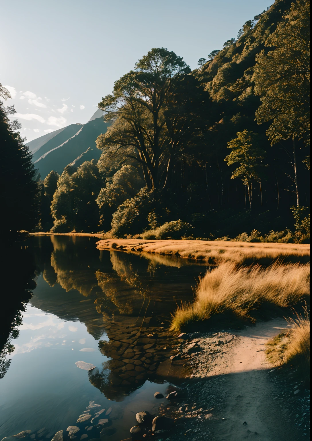 RAW photo of a landscape, small details, photorealistic, ultra-realistic photo, 8k uhd, dslr, soft lighting, high quality, film grain, Fujifilm XT3, (masterpiece)