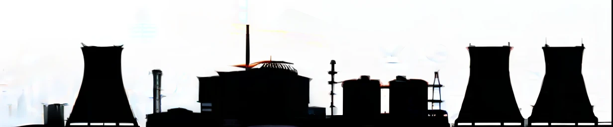A silhouette of a city with many buildings and bridges, urban skyline, skyline showing, city background in silhouette, urban skyline, view over city, Detailed silhouette, skylines, day cityscape, empire silhouette, industrial surrounding, Silhouette :7, Cityscape, city skyline in the background, industrial architecture, The city skyline is on the back, siluette, urban in the background