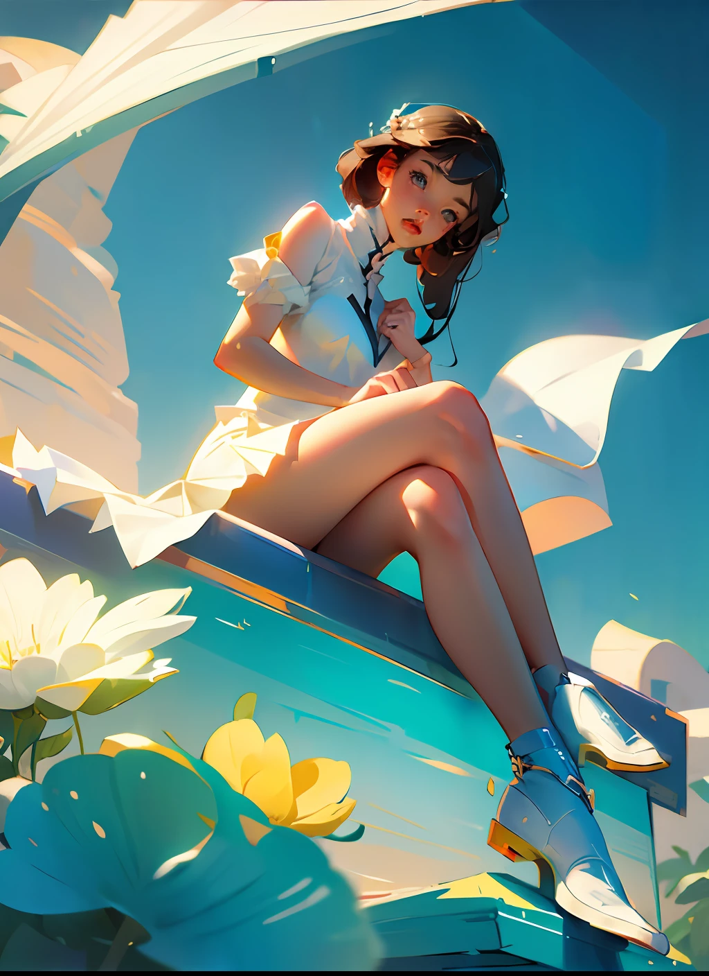 1girl, legsupms, beautiful, masterpiece, best quality , --auto