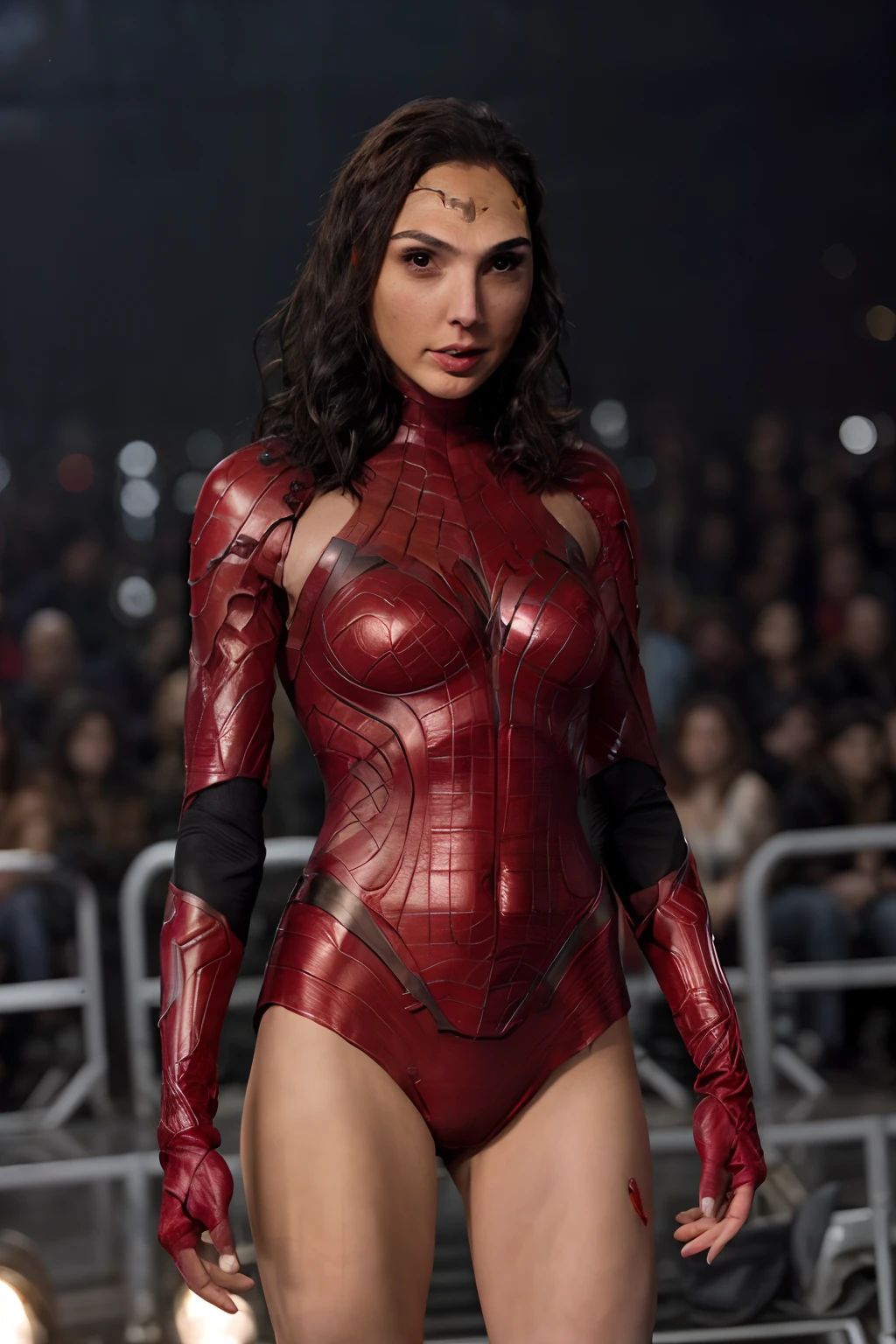 gal gadot dressed as spider woman