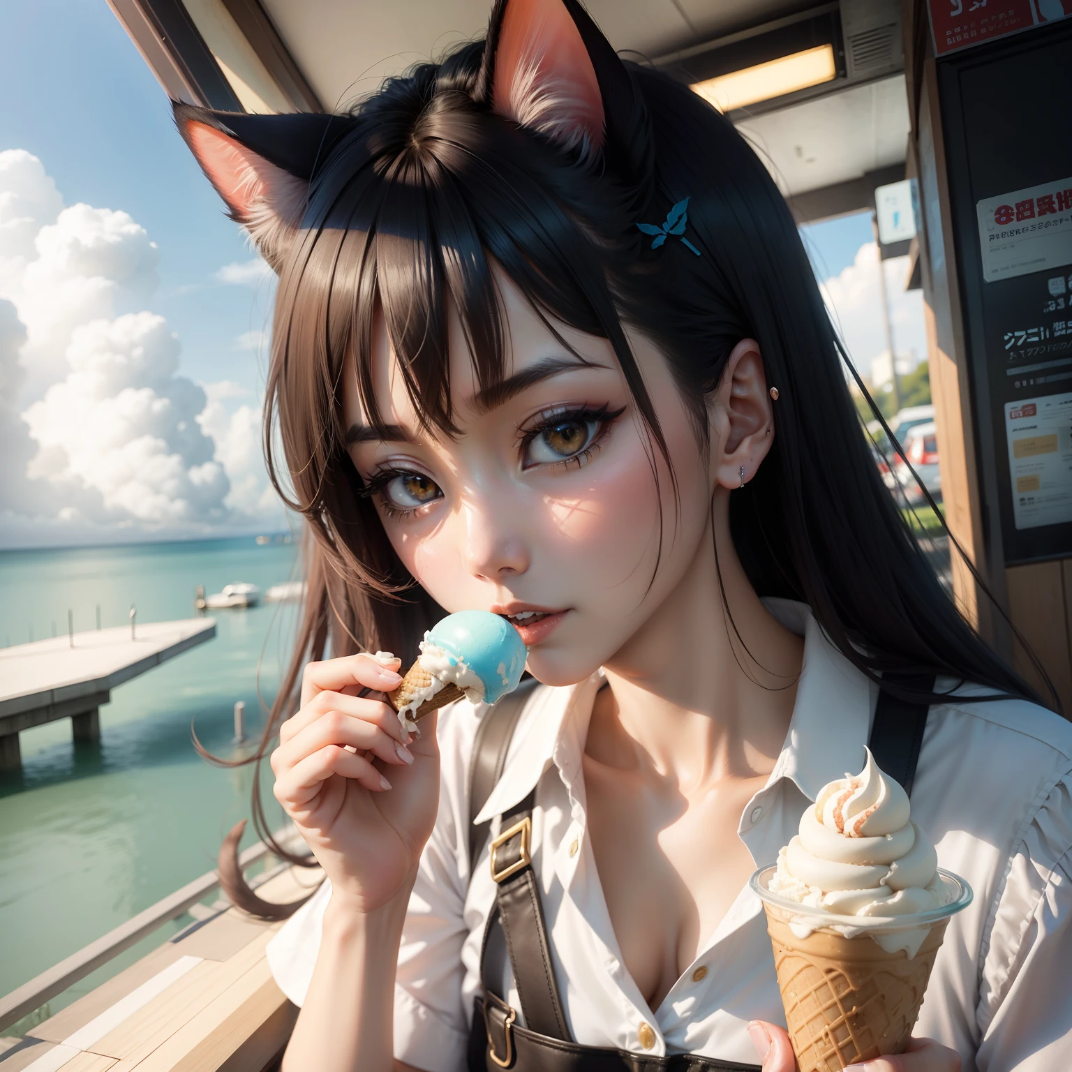 Cat's-eye、ice cream