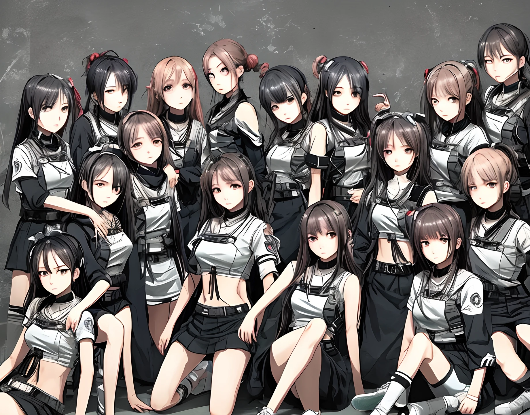 裸体少女，Multiple gang rapes