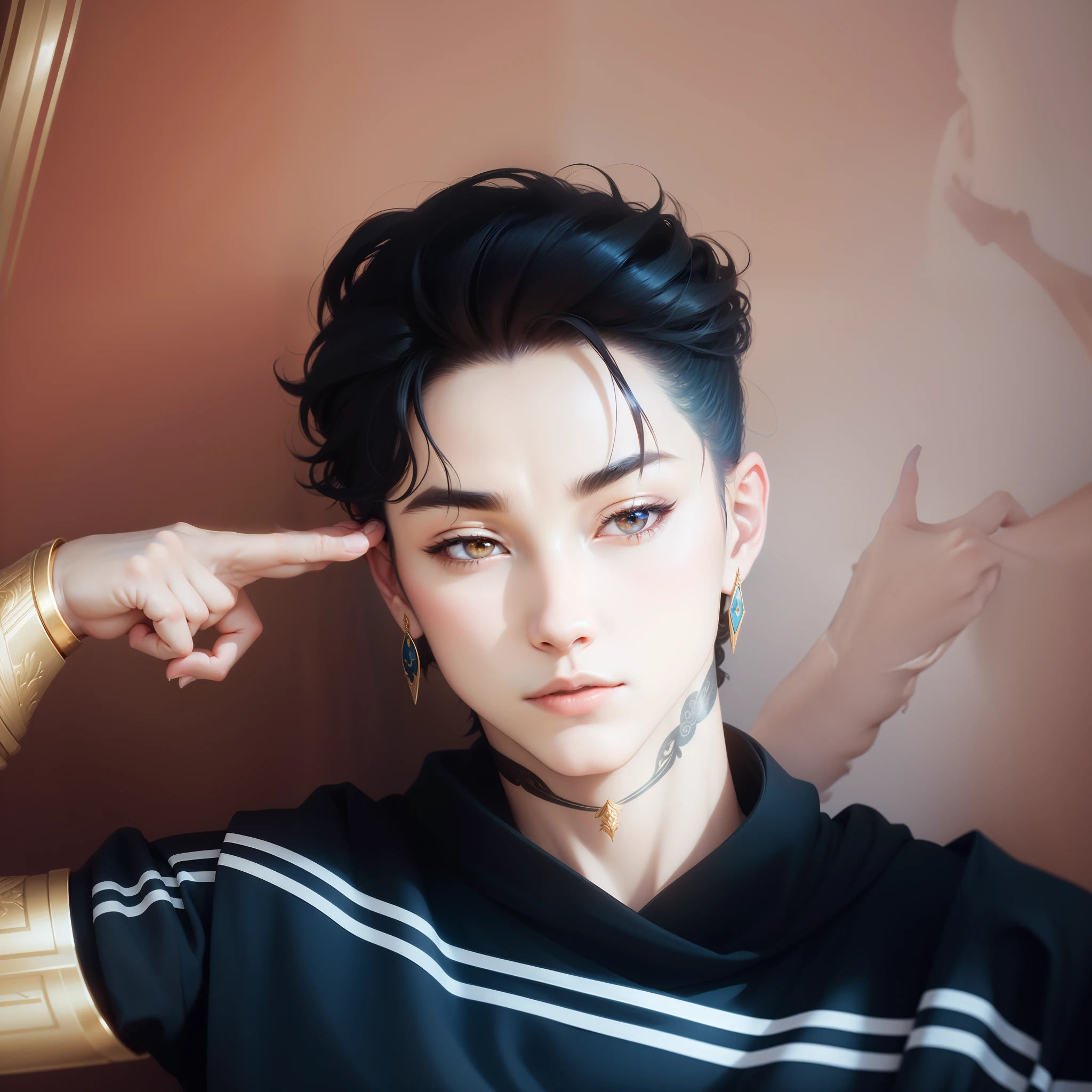 God of Warrior , mythology attractive tasteful God boy , gold jewelleries few, ancient anime character ultra realistic 8k