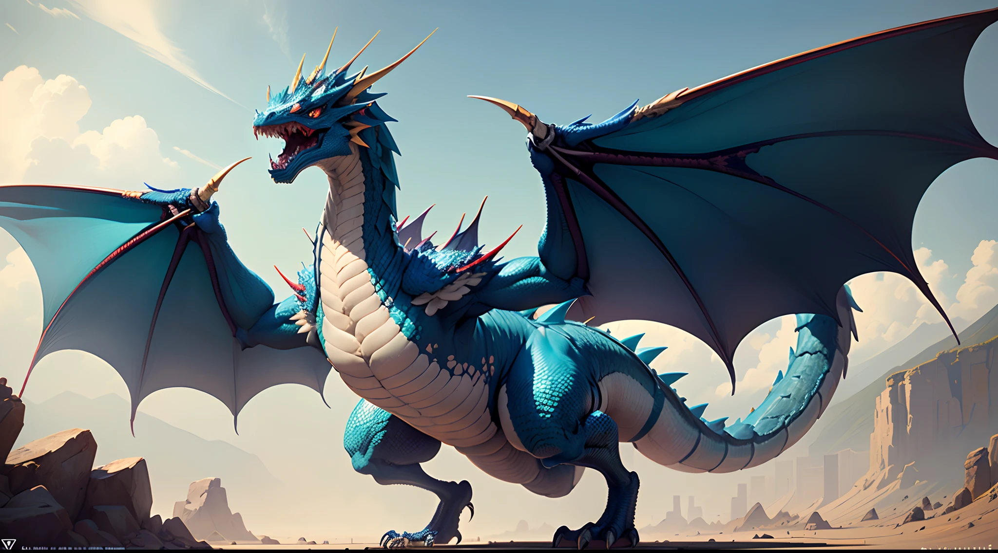 Blue Wing Dragon King