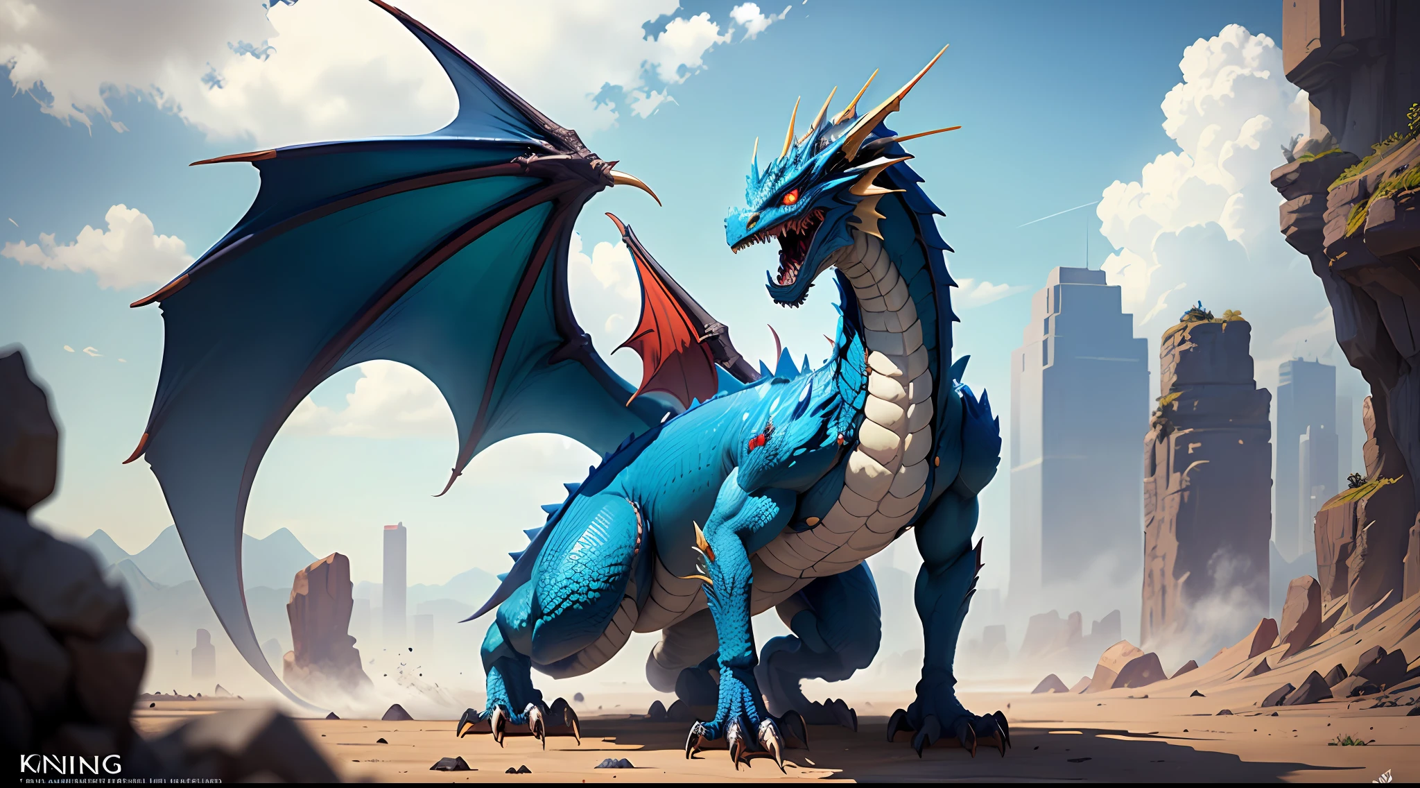 Blue Wing Dragon King