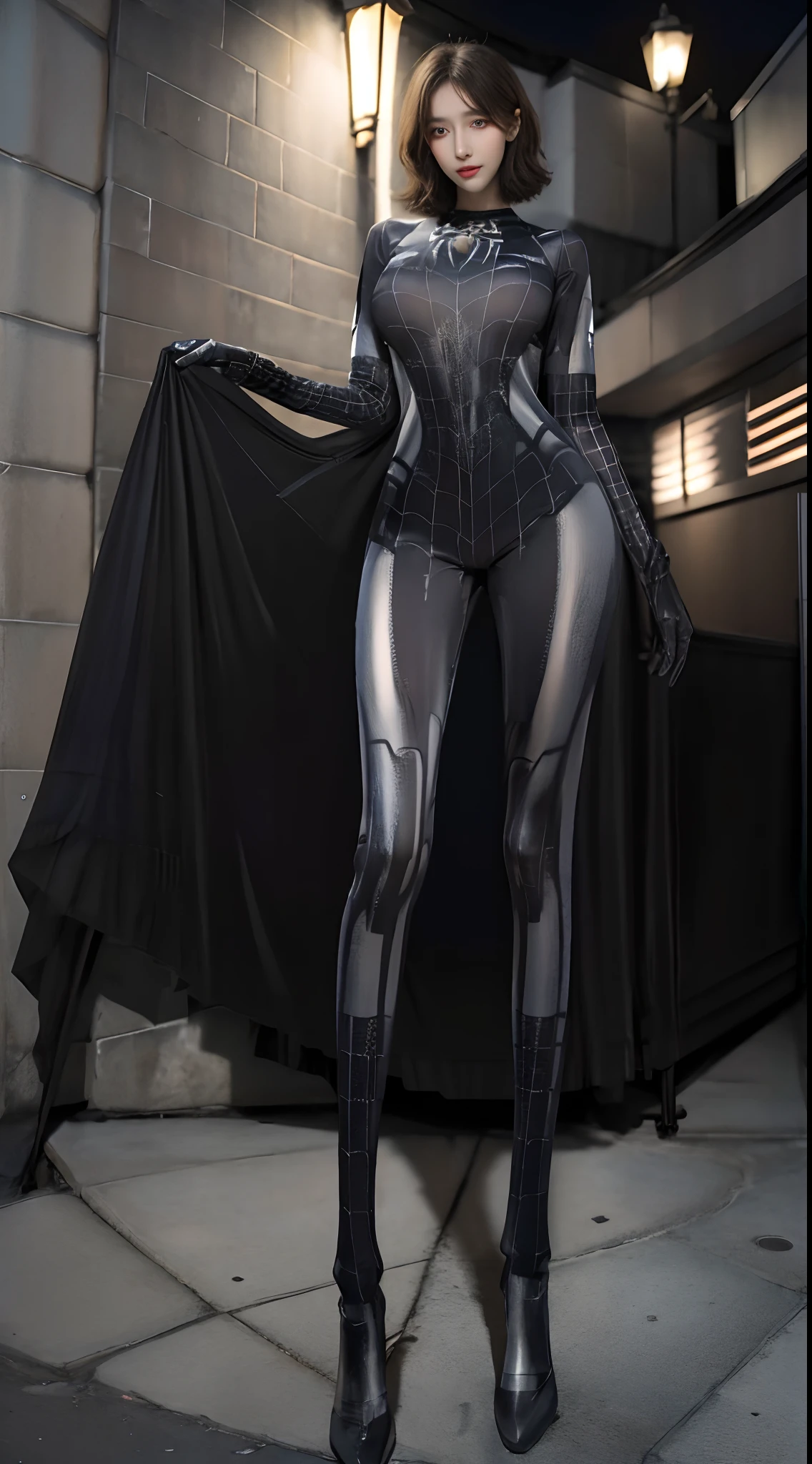 （Cute tall girl：2），solo person，（full bodyesbian：3），（Stay away from the lens：3），Expose your legs，（revealing the whole body：2），（Frontal heads-up view：1.2），（looking at viewert），16 yaers old，（Tall：3），（Tall guy：2），Super tall，（Height 20m：2），Excellent body proportions，（huge tit：2），（Slender straight legs：2.5），Slender feet，small heads，（Lovely and pretty：2），（The face of the anime heroine），（Very detailed beautiful face and eyes：2），（Big bright eyes：1.2），Sharp eyeliner，（Clear and beautiful face），exhilarated，（Happy smile：2），short detailed hair，（Correct facial features），（tilts your head：1.5），（Women's volleyball uniform：2)，Detailed muscle texture，Highlights muscle structure，Have on the street，（standing straight：4），（full length shoot），ultra-realistic realism, (Photorealistic detail), Incredible accuracy, lifelike textures, masterful technique, Jaw-dropping precision, artistic dedication，（anatomy correct），Good lighting，exquisite detailing，Best quality，stunning masterpiece，CG