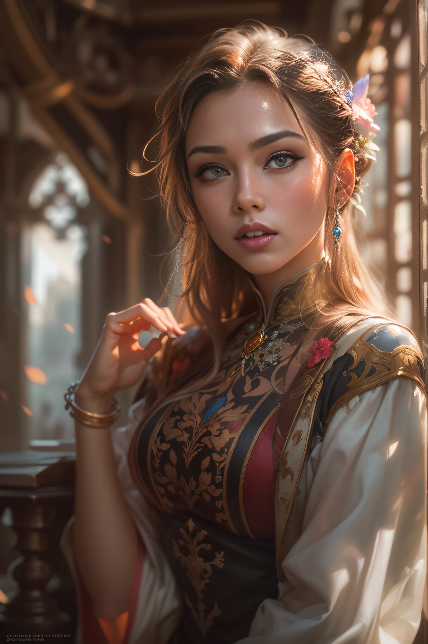 The beauty of 8K portraits, Intricate, elegant, Highly detailed, Majestic, Digital photography, Art by Artgerm and Ruan Jia and Greg Rutkowski, (Masterpiece, side-lighting, fine detailed beautiful eyes: 1.2), hdr, Detailed background,The beauty of 8K portraits, Intricate, elegant, Highly detailed, Majestic, Digital photography, Art by Artgerm and Ruan Jia and Greg Rutkowski, (Masterpiece, side-lighting, fine detailed beautiful eyes: 1.2), hdr, Detailed background,The beauty of 8K portraits, Intricate, elegant, Highly detailed, Majestic, Digital photography, Art by Artgerm and Ruan Jia and Greg Rutkowski, (Masterpiece, side-lighting, fine detailed beautiful eyes: 1.2), hdr, Detailed background,