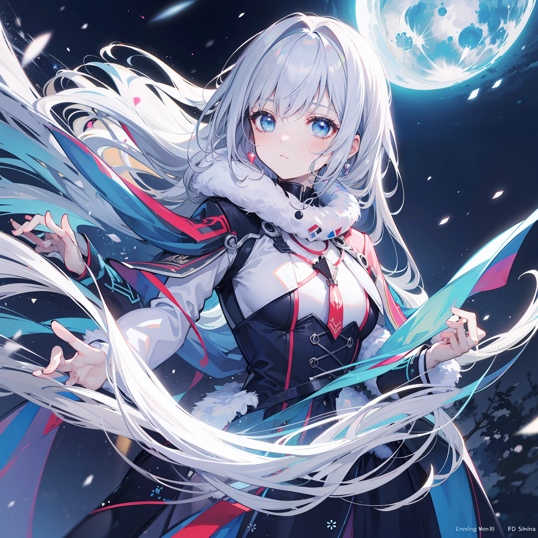 35mmneon, simulation style, incarnated as a beautiful woman in winter