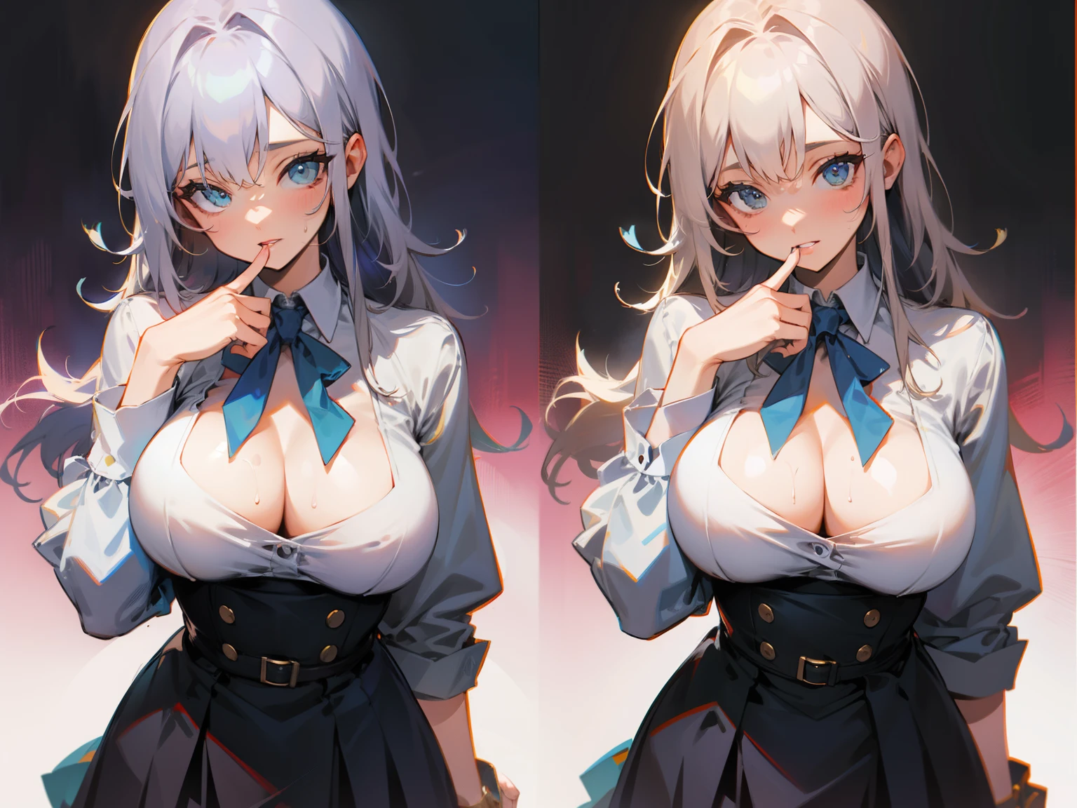 tits out