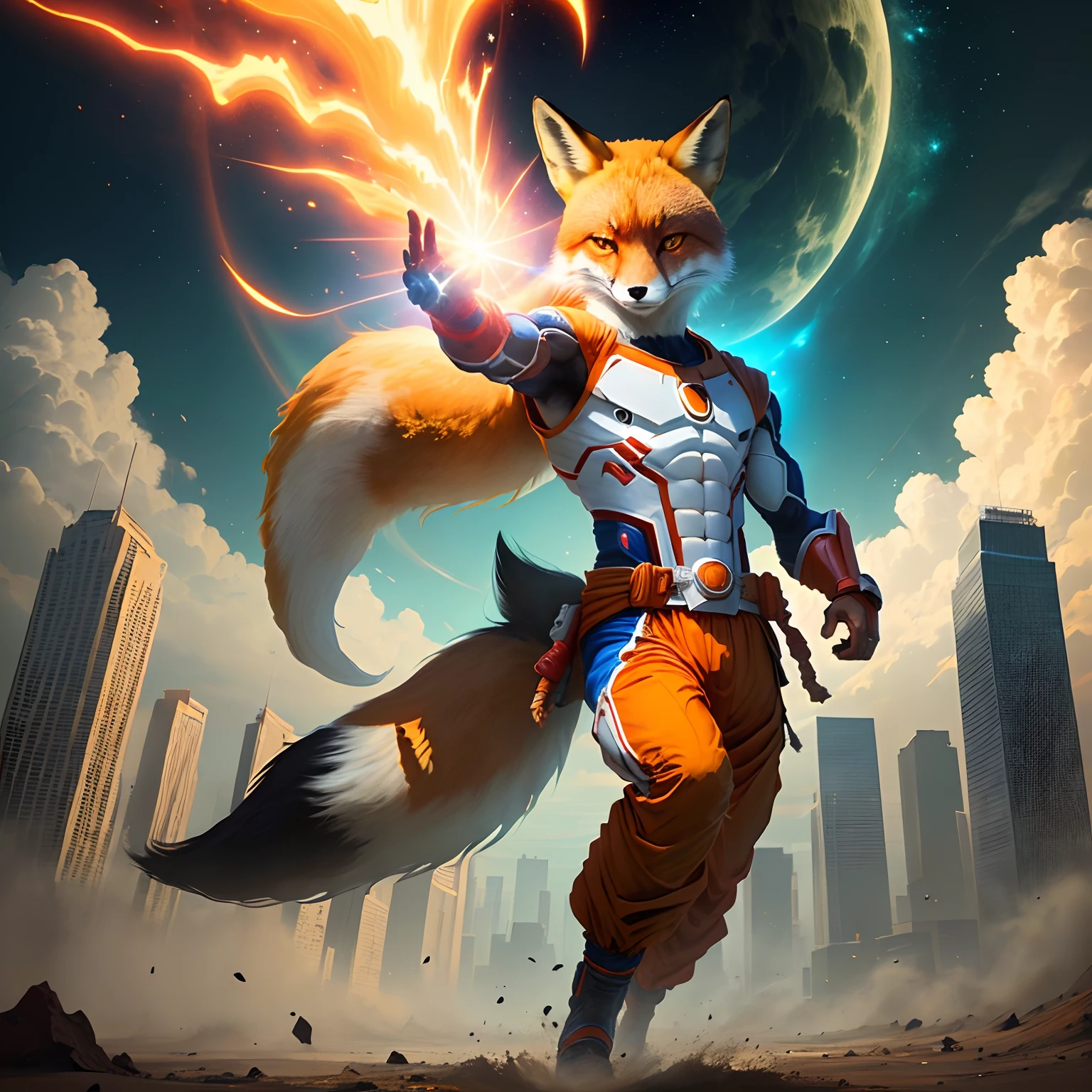 red fox,Huluwa,s Ultraman,son goku,Land of Light