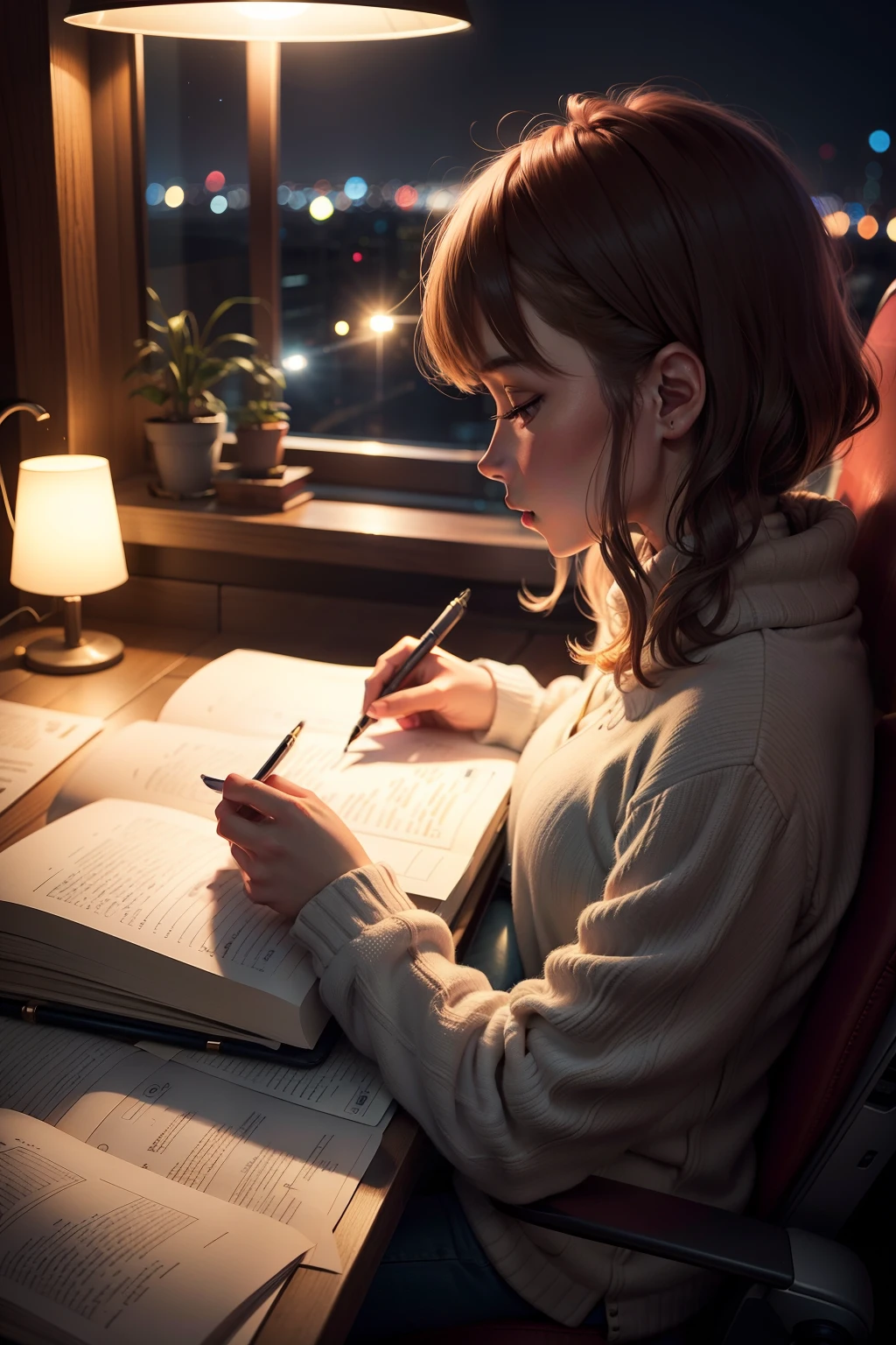 Write comfortably at night