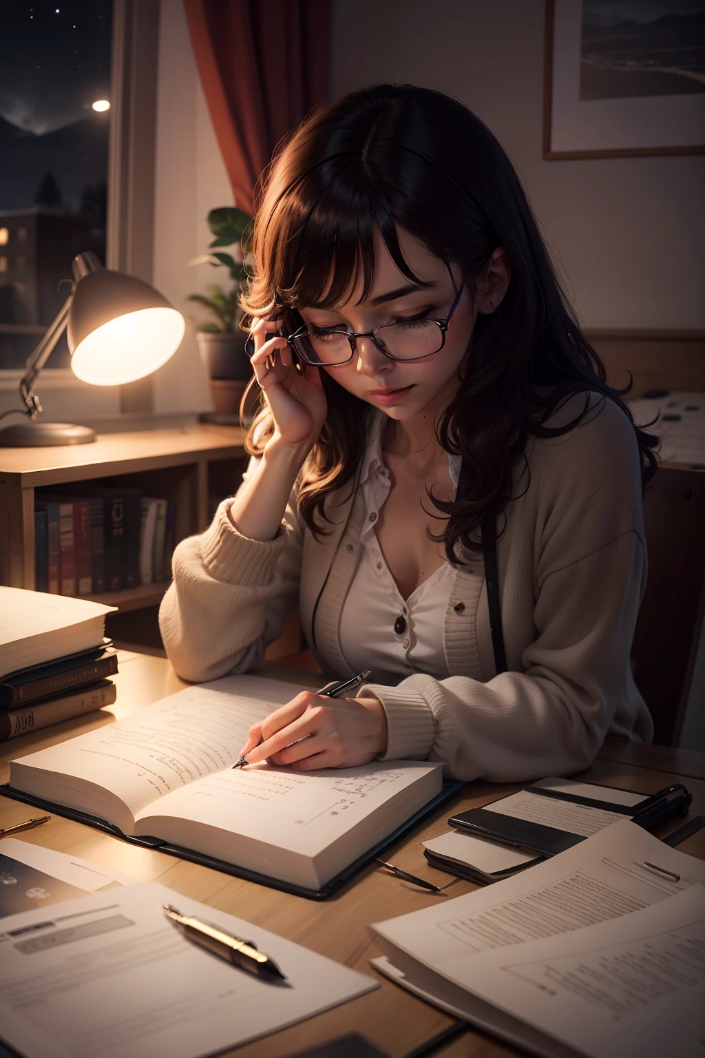 Write comfortably at night