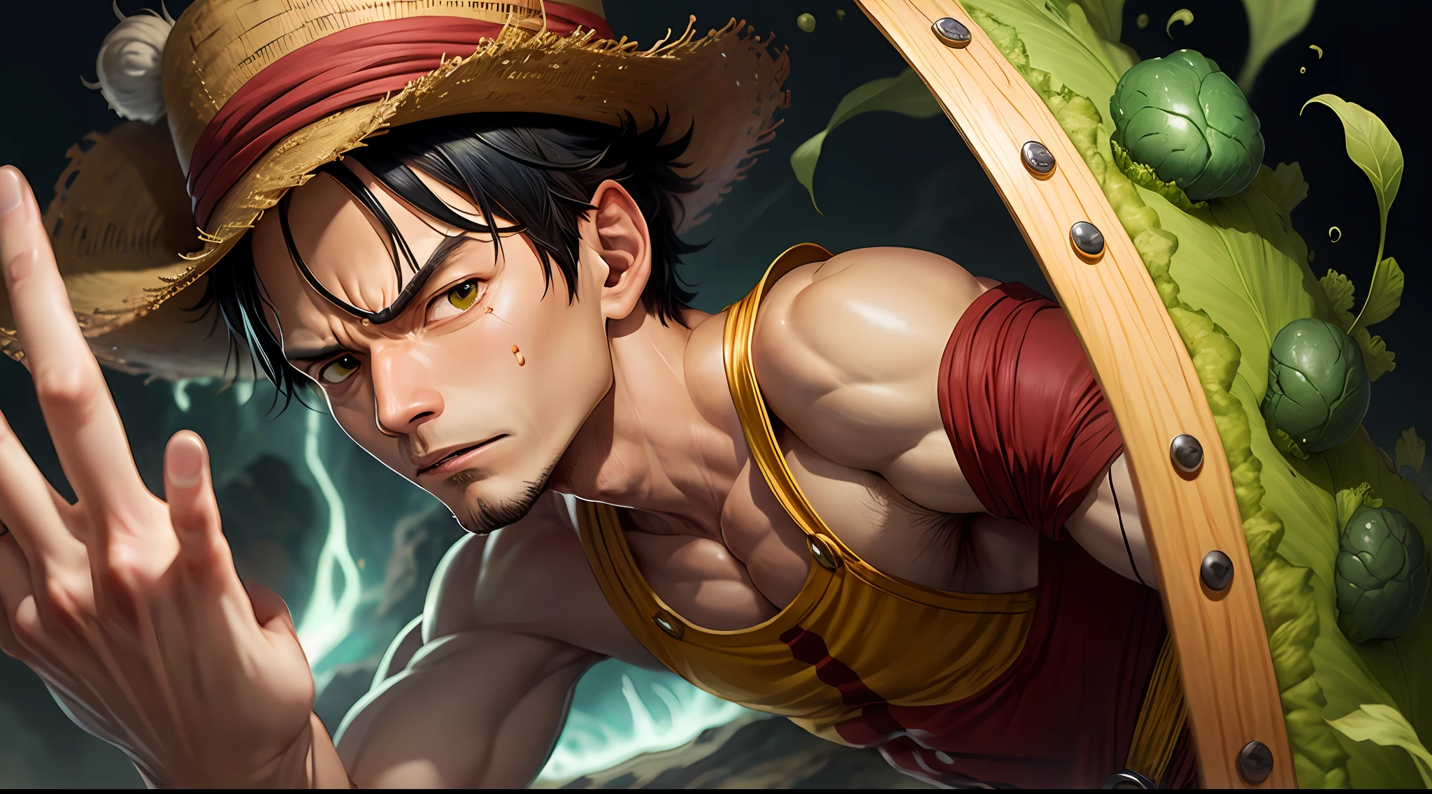 luffy,Green brain