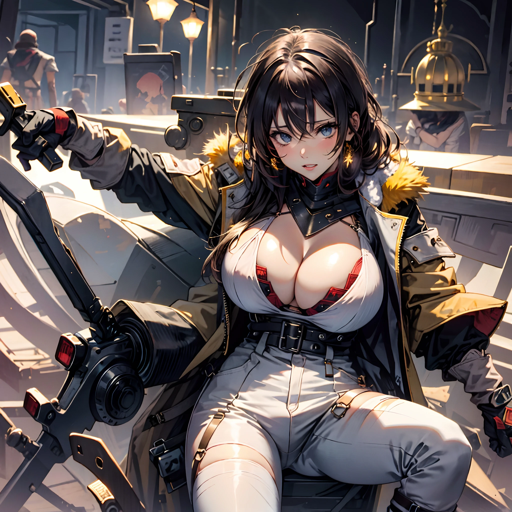 nakeness,Lori huge breasts cleavage