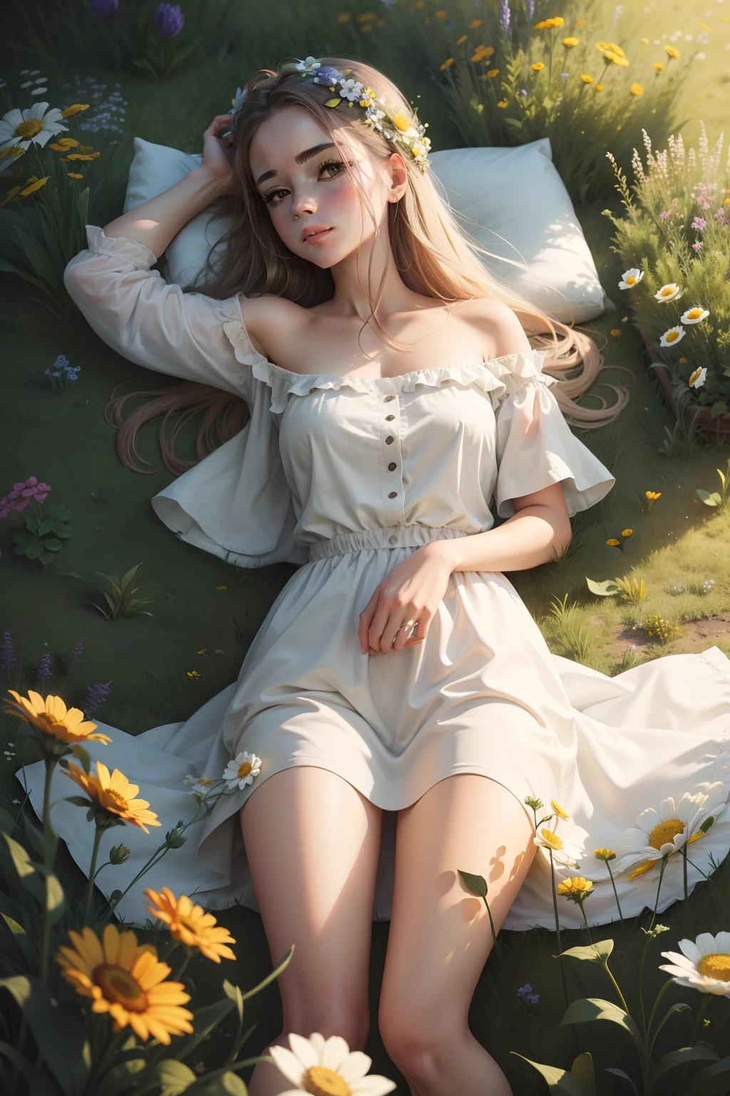 Relax meadow flowers