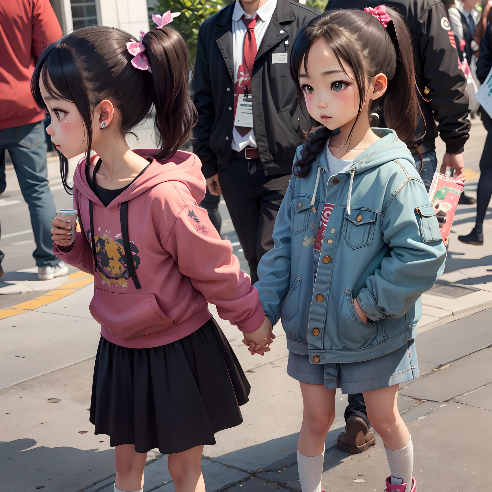 Double ponytail