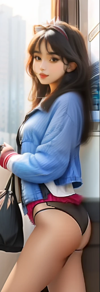 Nasida wears only underwear and panties