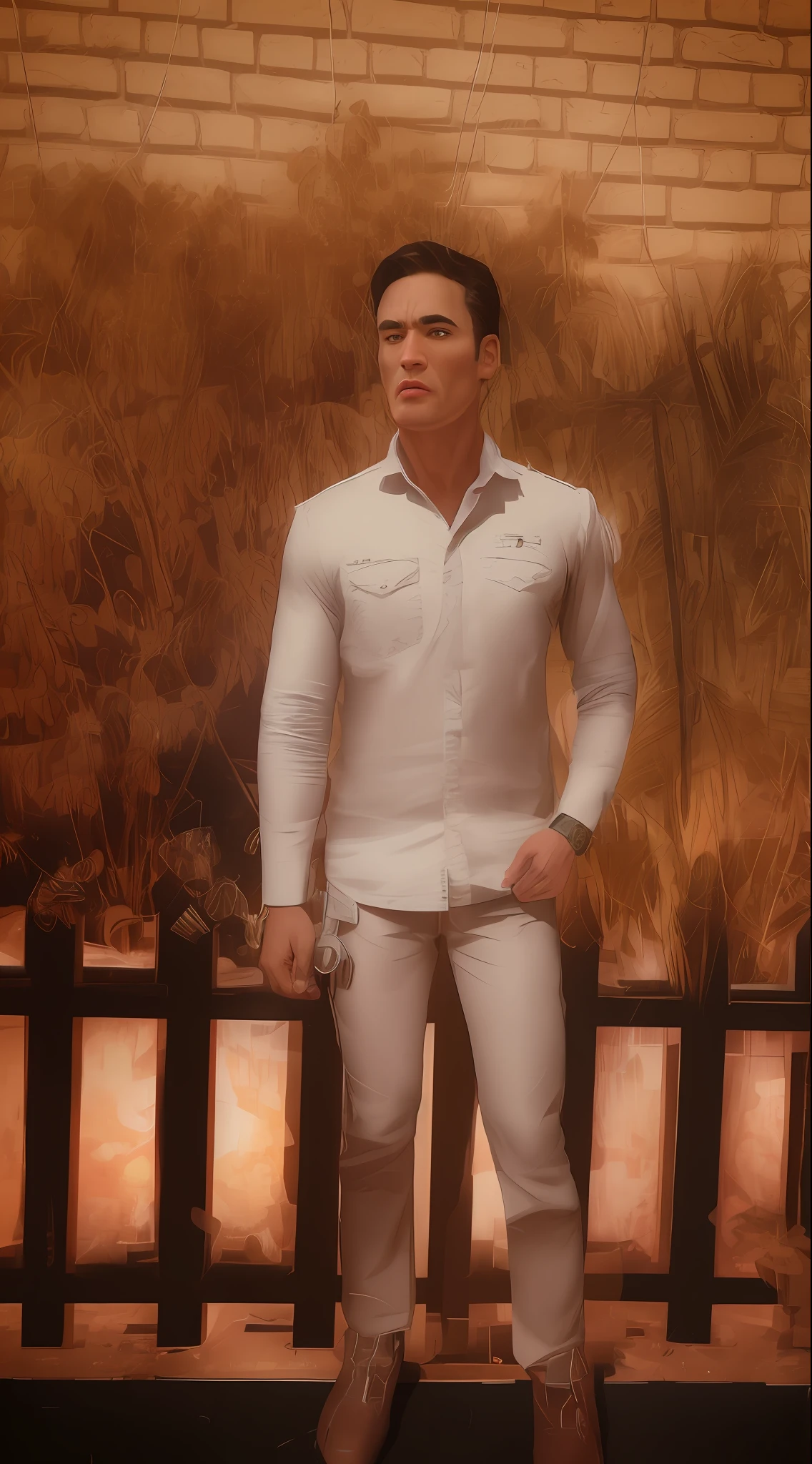. .Tarantino The Rock style as Captain America 8k, high definition, detailed face, detailed face, detailed eyes, detailed suit, Marvel and DC style, hyper-realistic, + cinematic plan + dynamic composition, incredibly detailed, sharpness, details + superb details + night with light + perfectionism + award-winning realism ((soft lighting))