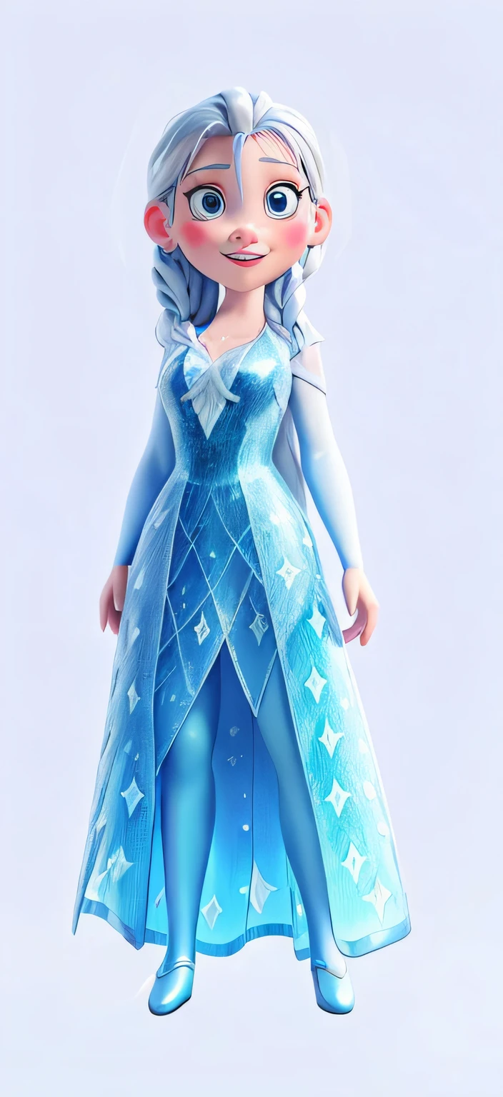 Close up of a cartoon character of a girl in a blue dress, beautiful elsa, Ice Queen, elsa frozen, ice sorceress, portrait of elsa of arendelle, frozen like a statue, a glaceon ice princess, Ice Princess, 《frozzen》Elsa, Elsa, queen of ice and storm, queen of ice, emma watson as the queen of ice