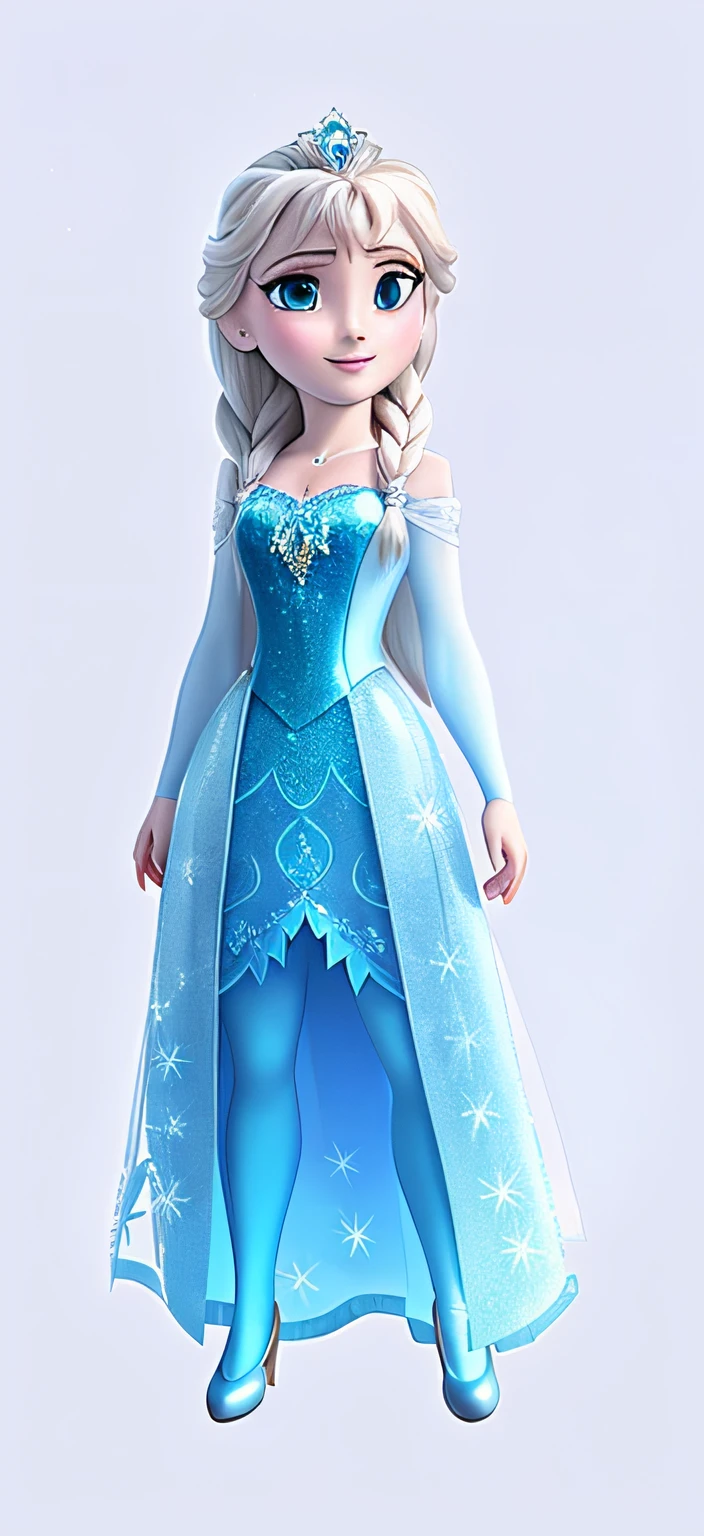 Close up of a cartoon character of a girl in a blue dress, beautiful elsa, Ice Queen, elsa frozen, portrait of elsa of arendelle, ice sorceress, frozen like a statue, a glaceon ice princess, Ice Princess, 《frozzen》Elsa, Elsa, queen of ice and storm, queen of ice, emma watson as the queen of ice