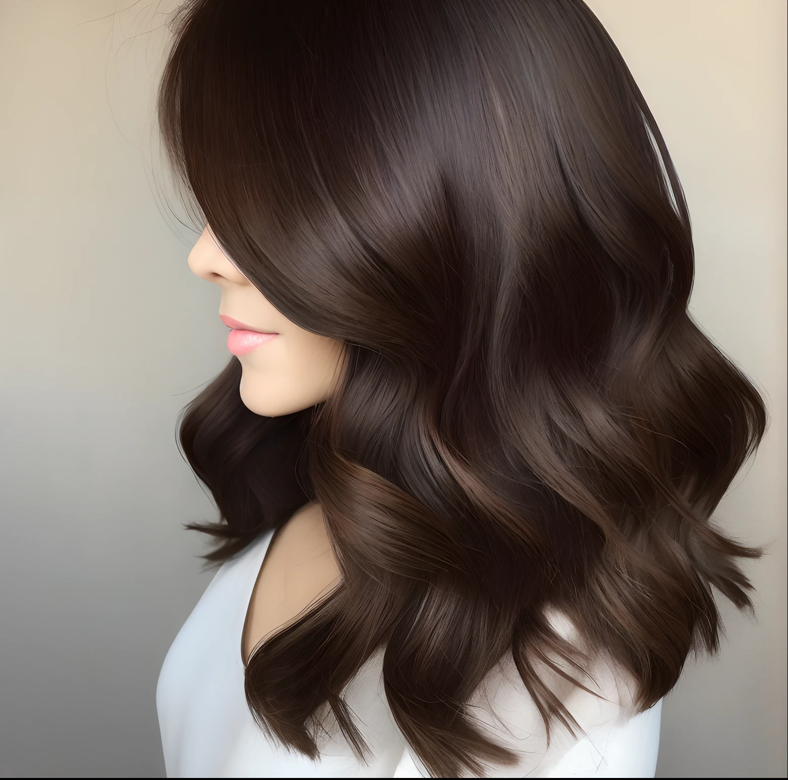 brunette color hair