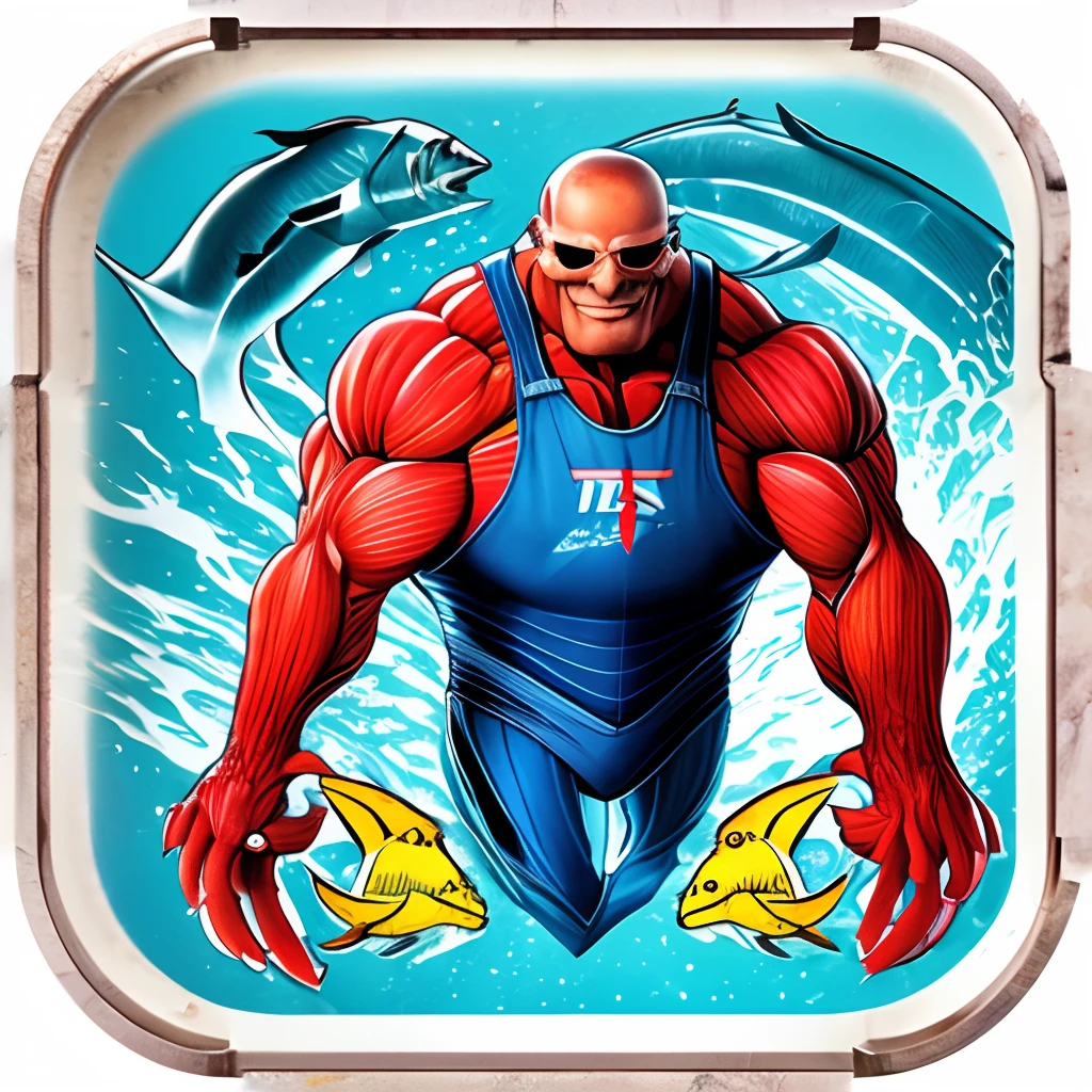 Suit thug muscles