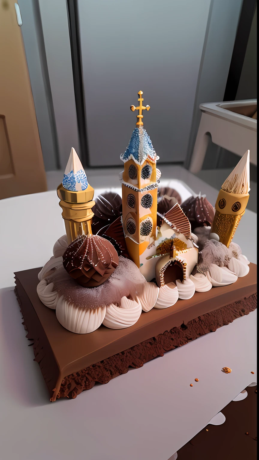 Brigadeiro, sem humanos, scenecy, castelo, rua, profundidade de campo , ((fundo desfocado)),
obra-prima, melhor qualidade, ultra detalhe,