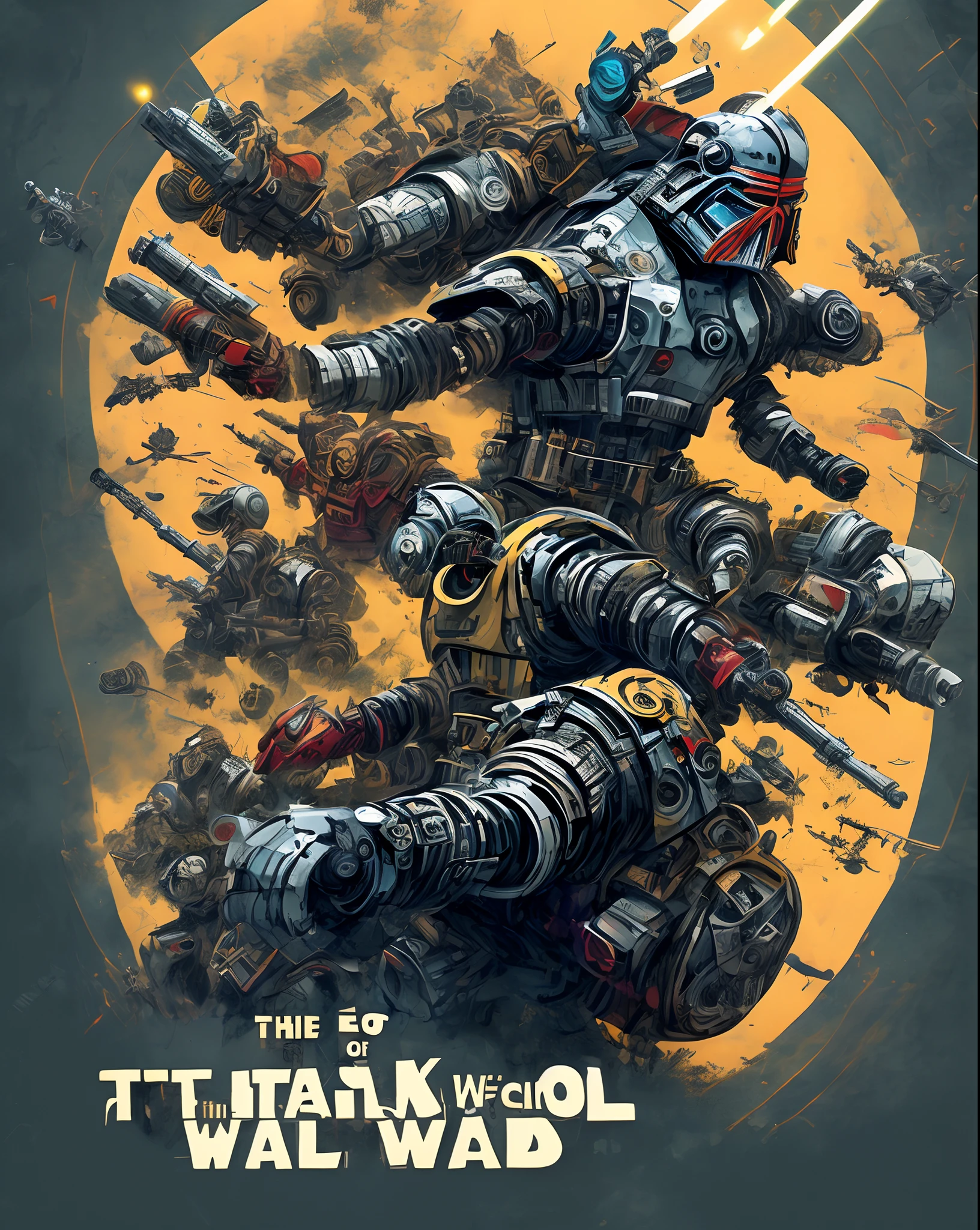 The end of the world，Black technology，lightsabers，mechs，male people