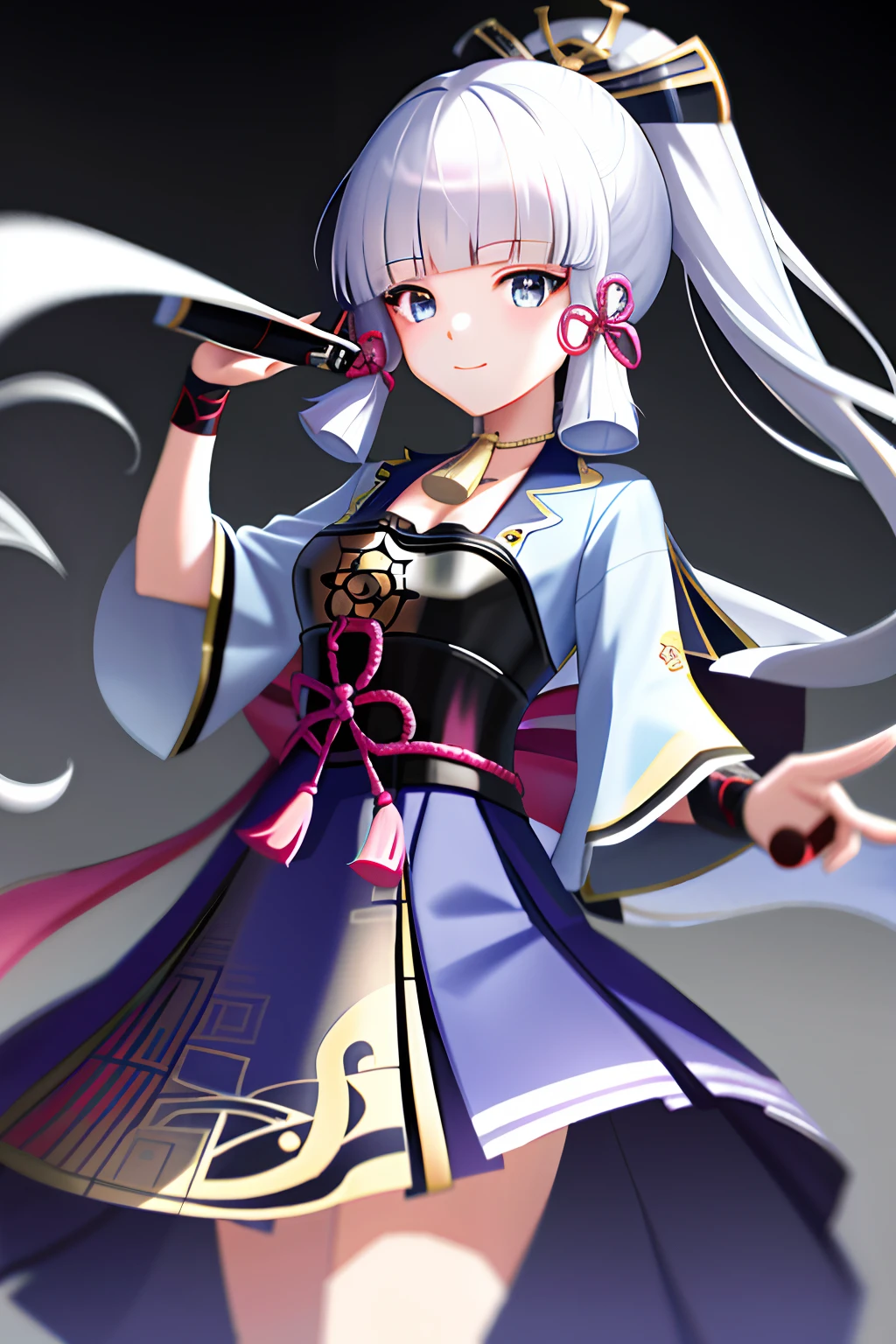 tmasterpiece,A high resolution,best qualtiy,1girl solo,kamisato_ayaka,ssmile,Kimono r18