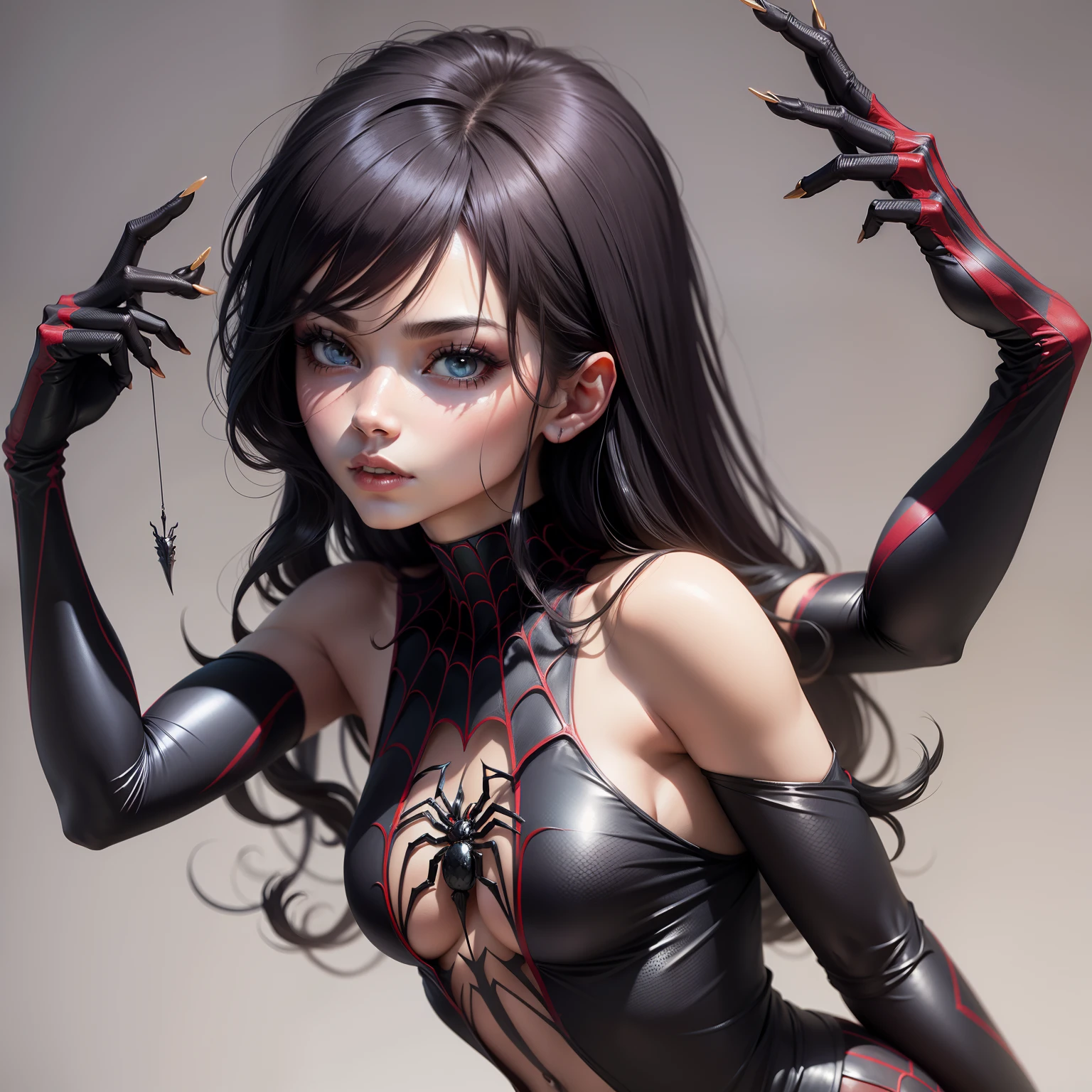 half human half spider,femele
