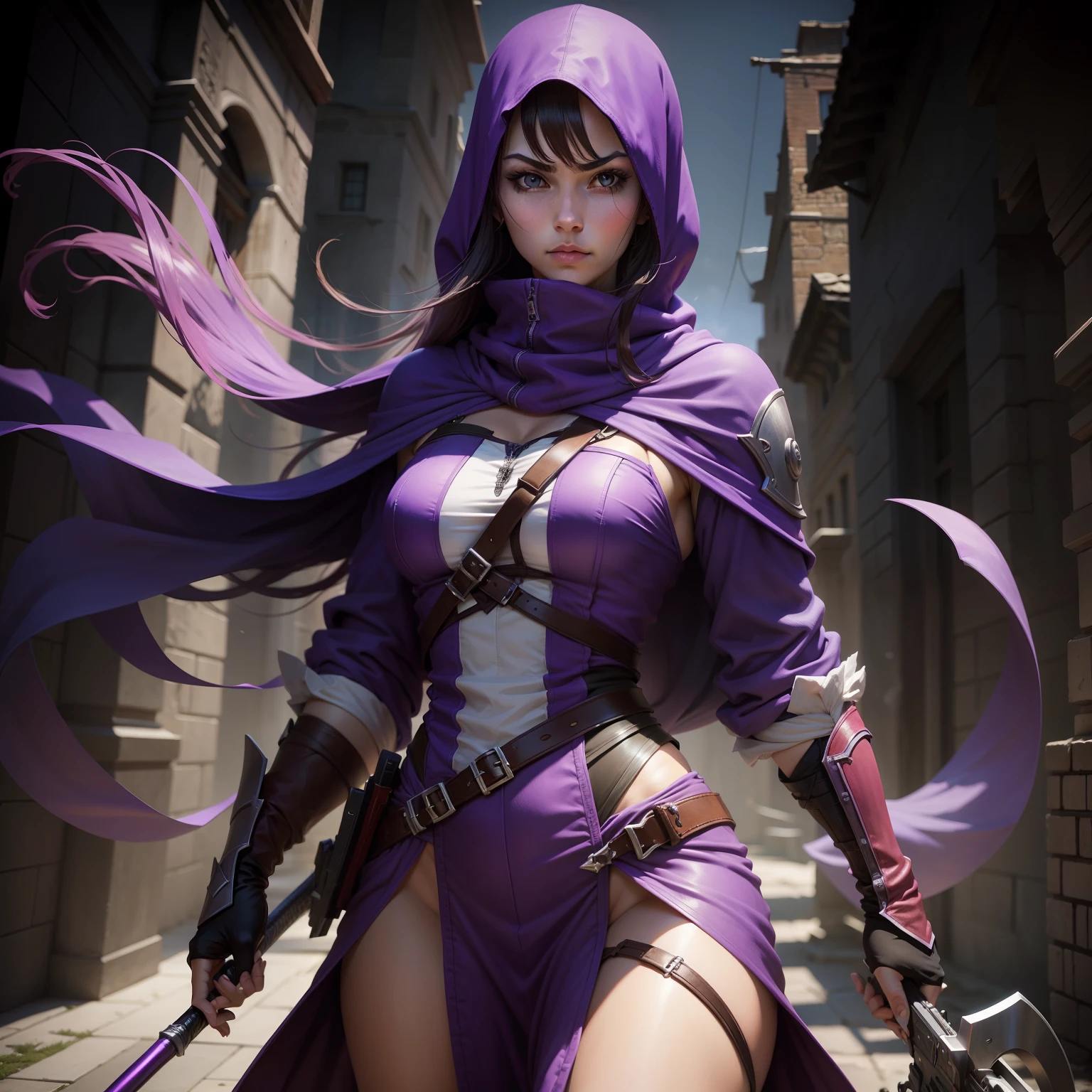 Assassin Quadratic Purple Solitary Powerful