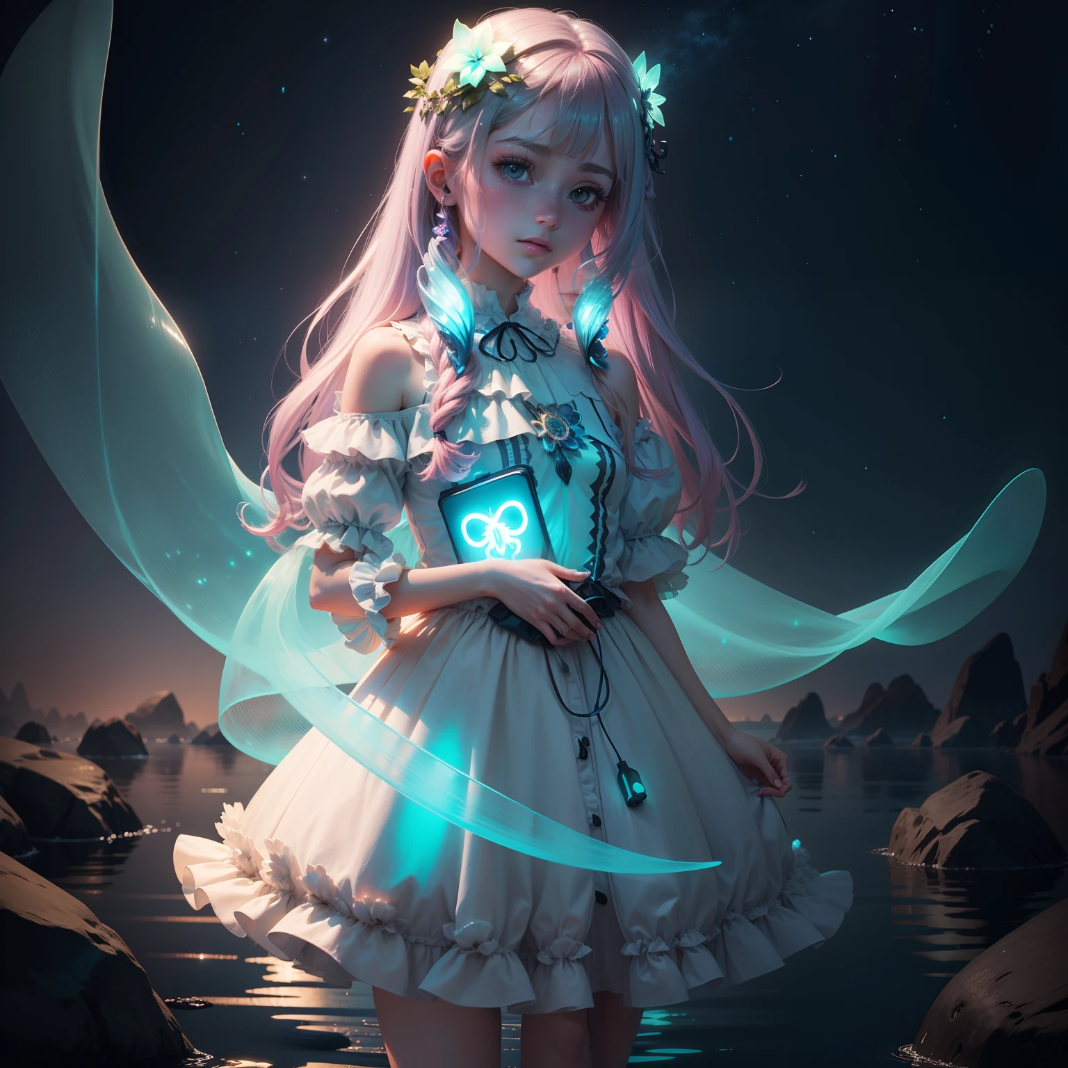 pretty girl Bioluminensce —ar 7:4—in 5.2