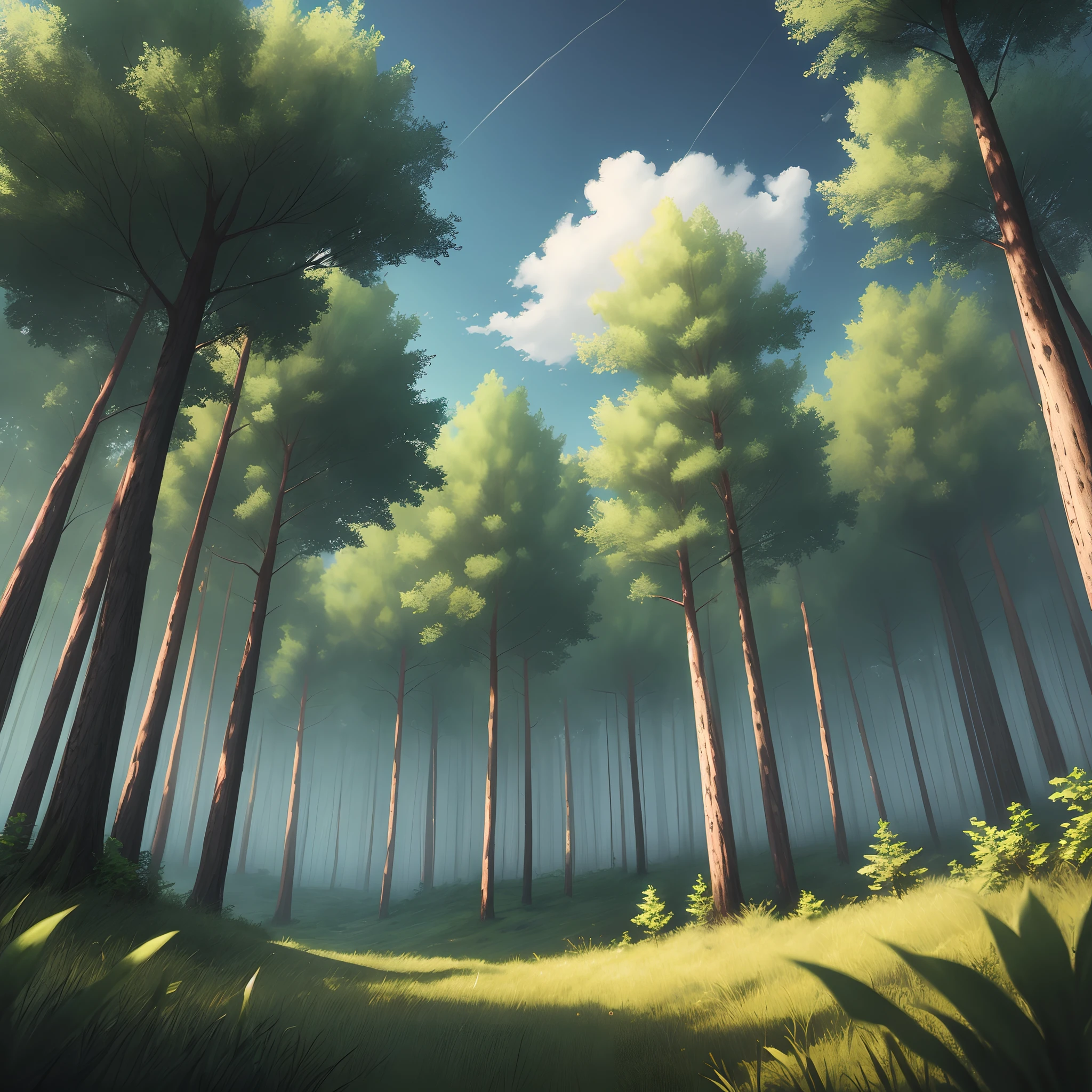 Skysky,ln the forest