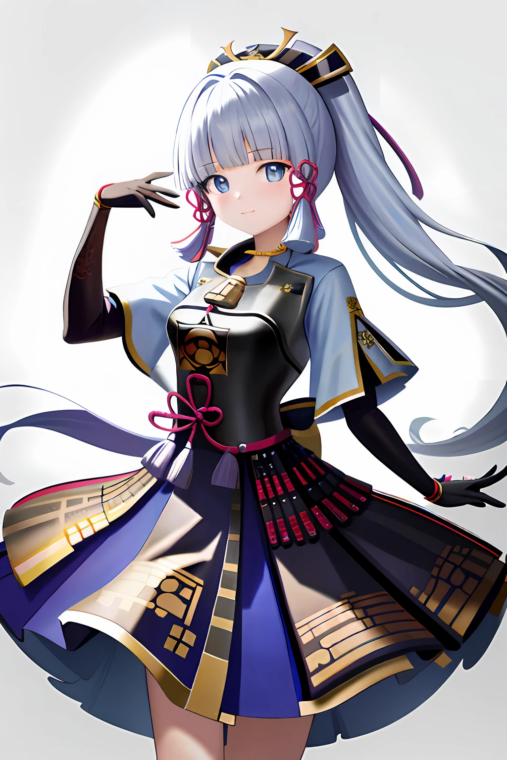 tmasterpiece,A high resolution,best qualtiy,1girl solo,kamisato_ayaka,ssmile,komono,Color color