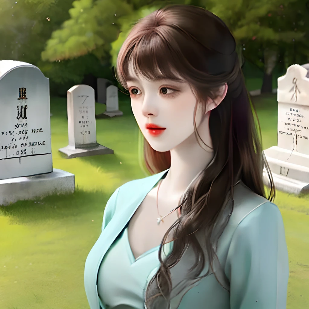 Visiting graves、Beautuful Women、Prayer