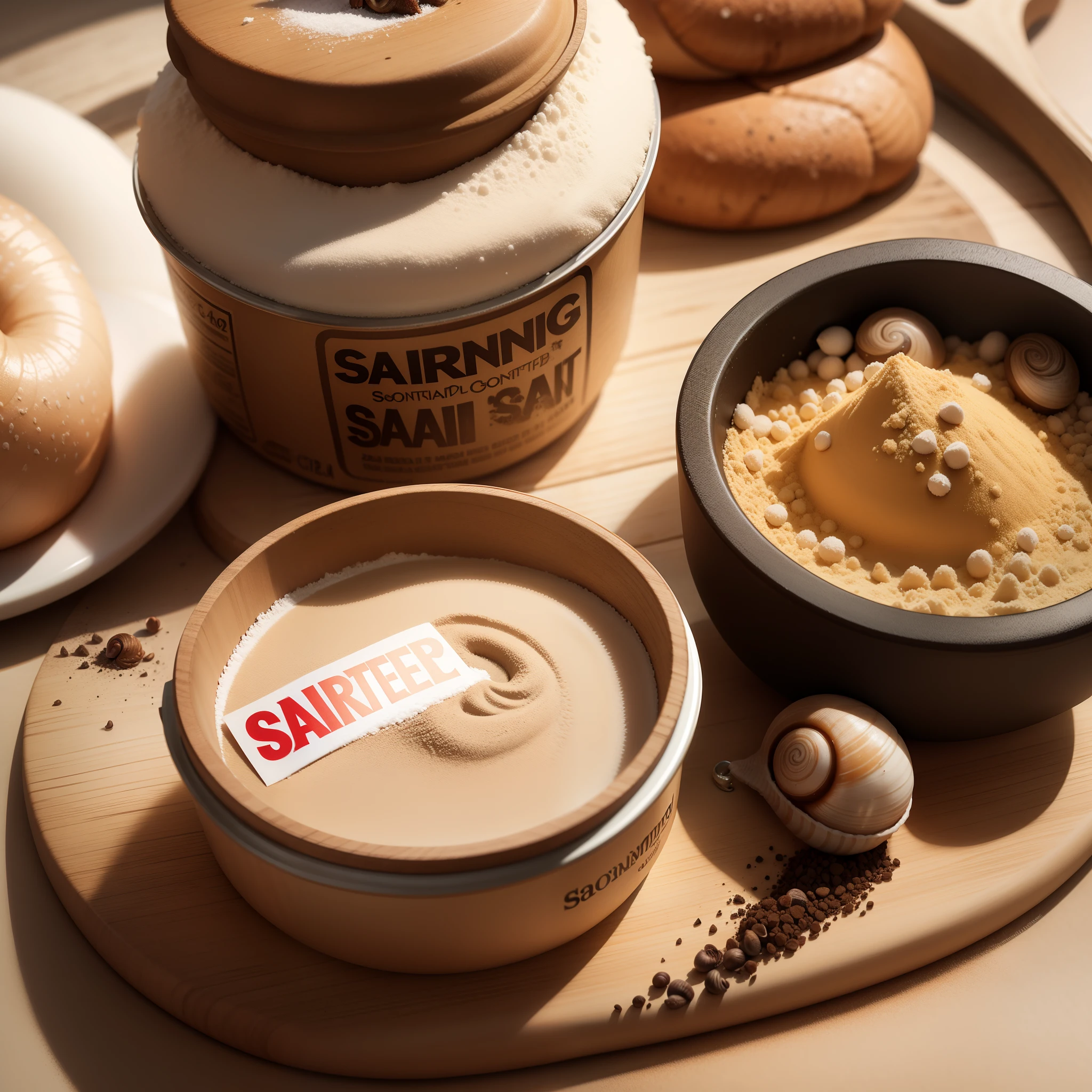 Gourmet snail powder