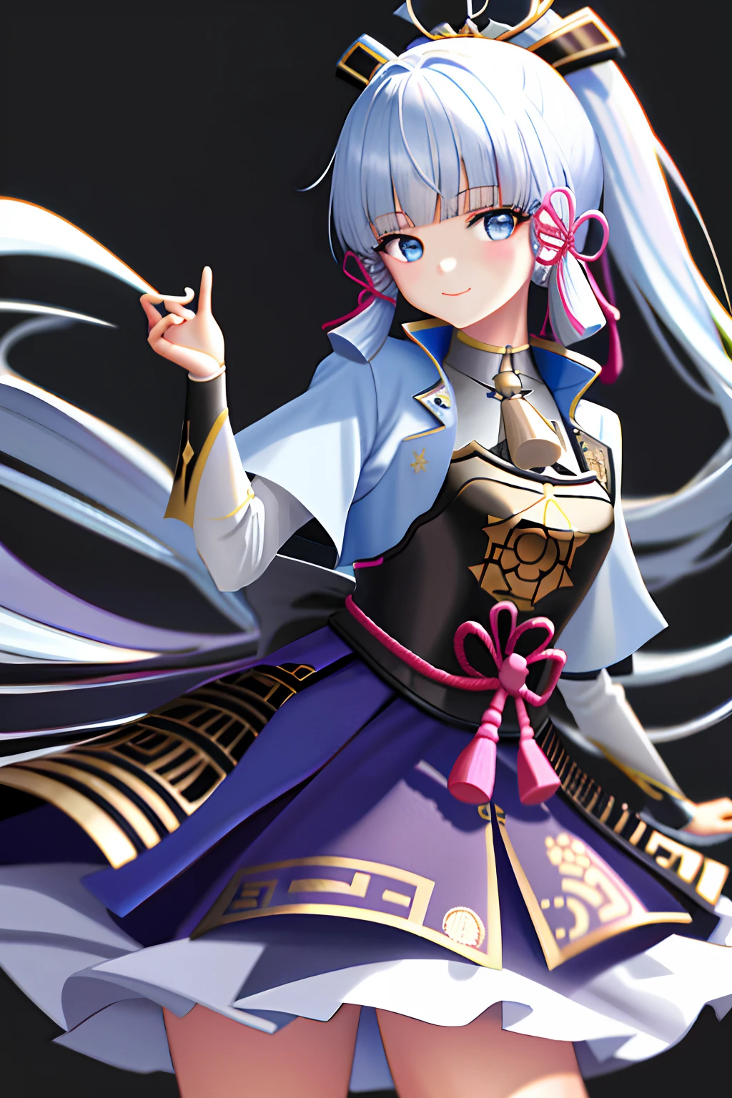 tmasterpiece,A high resolution,best qualtiy,1girl solo,kamisato_ayaka,ssmile,比基尼