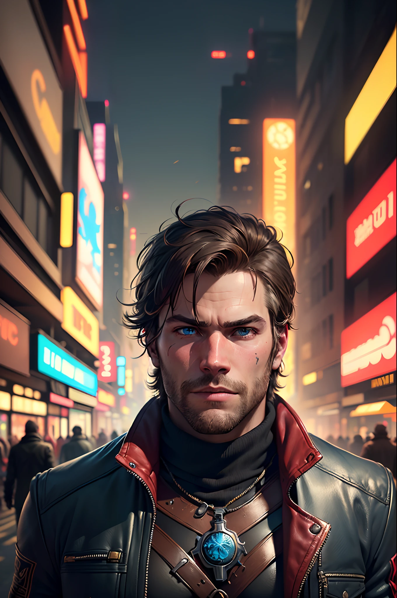 Arthur Morgan in the cyberpunk world