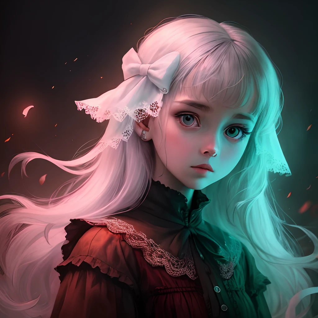 Ghost girl in red