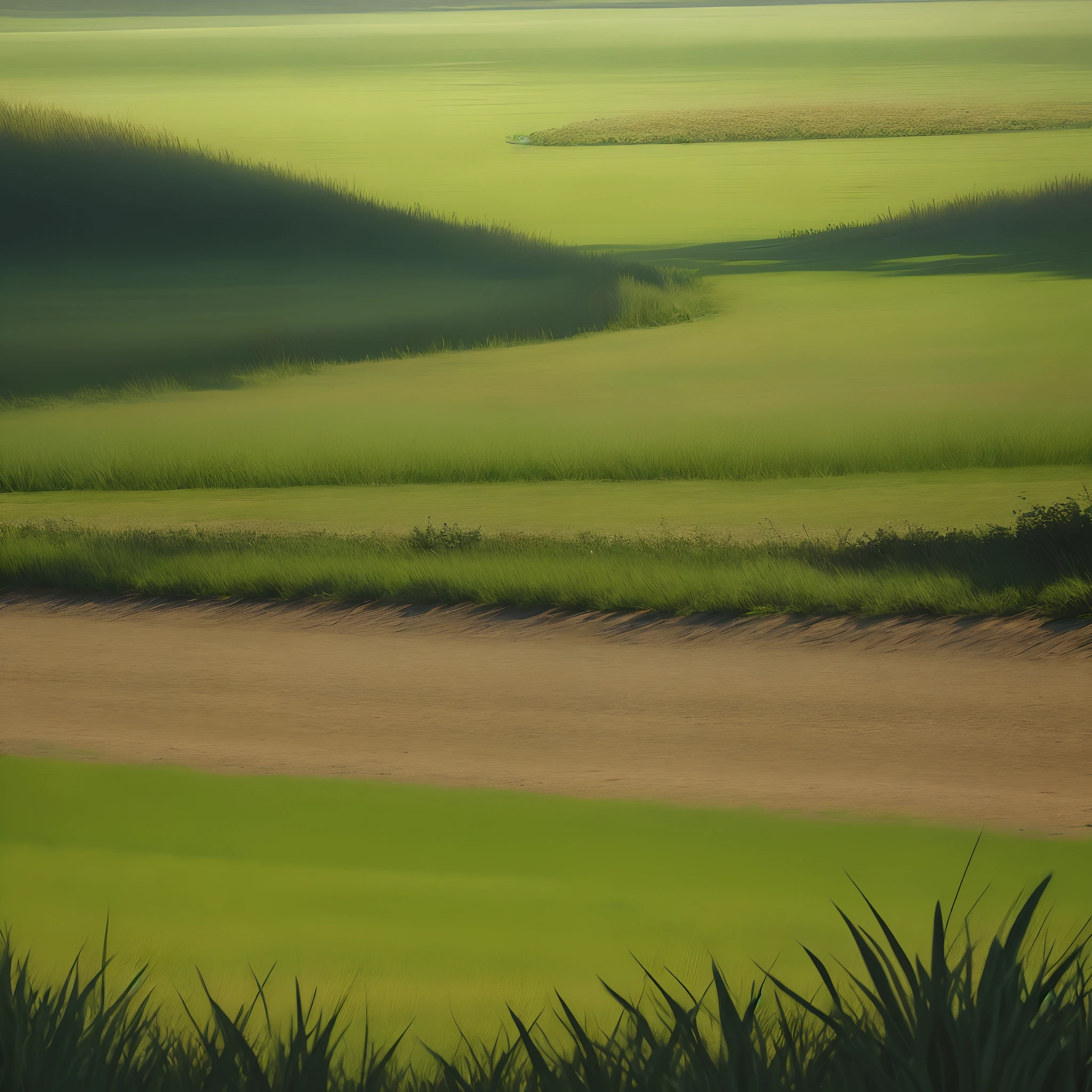 green grass
